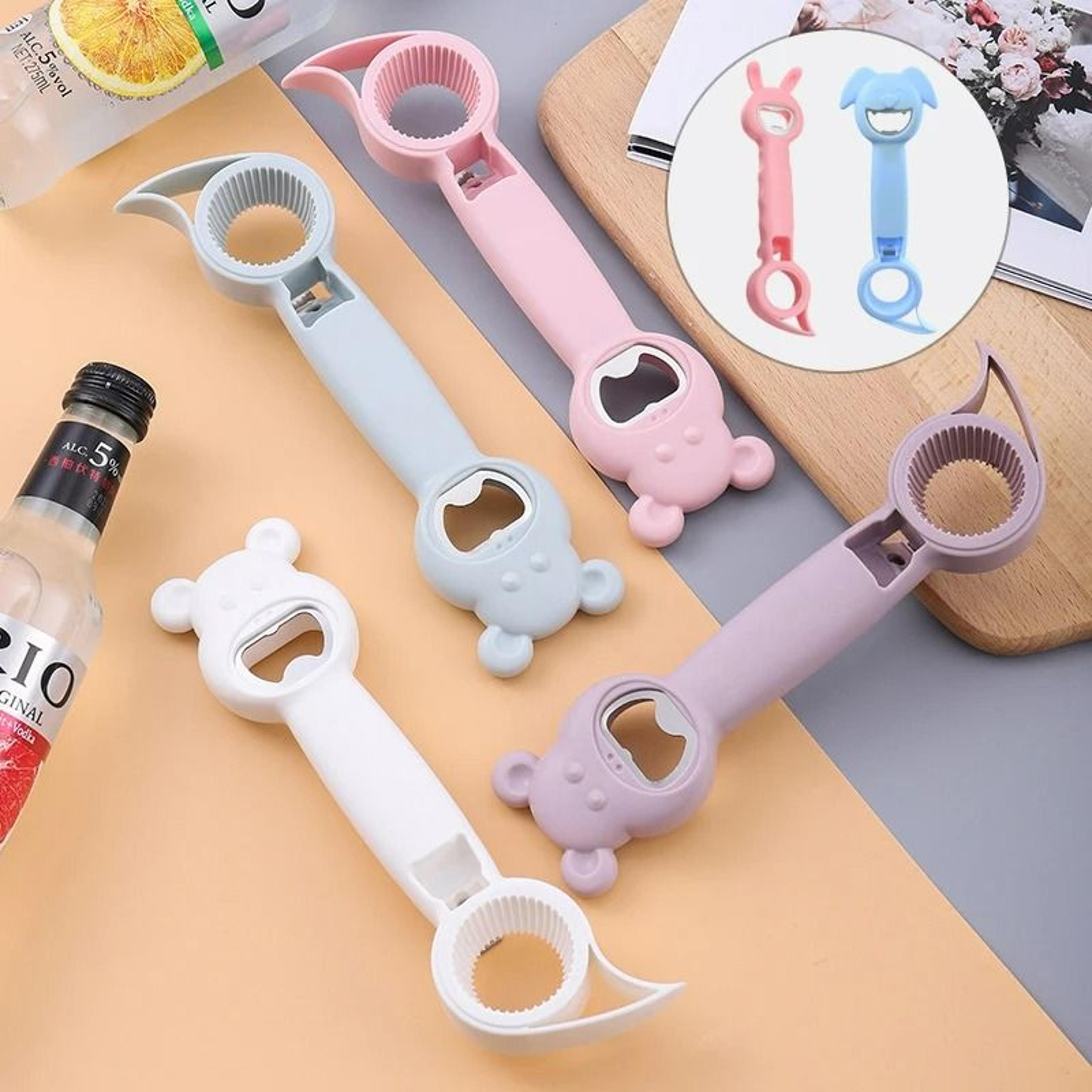 4-in-1 multifunctional safety can & bottle opener