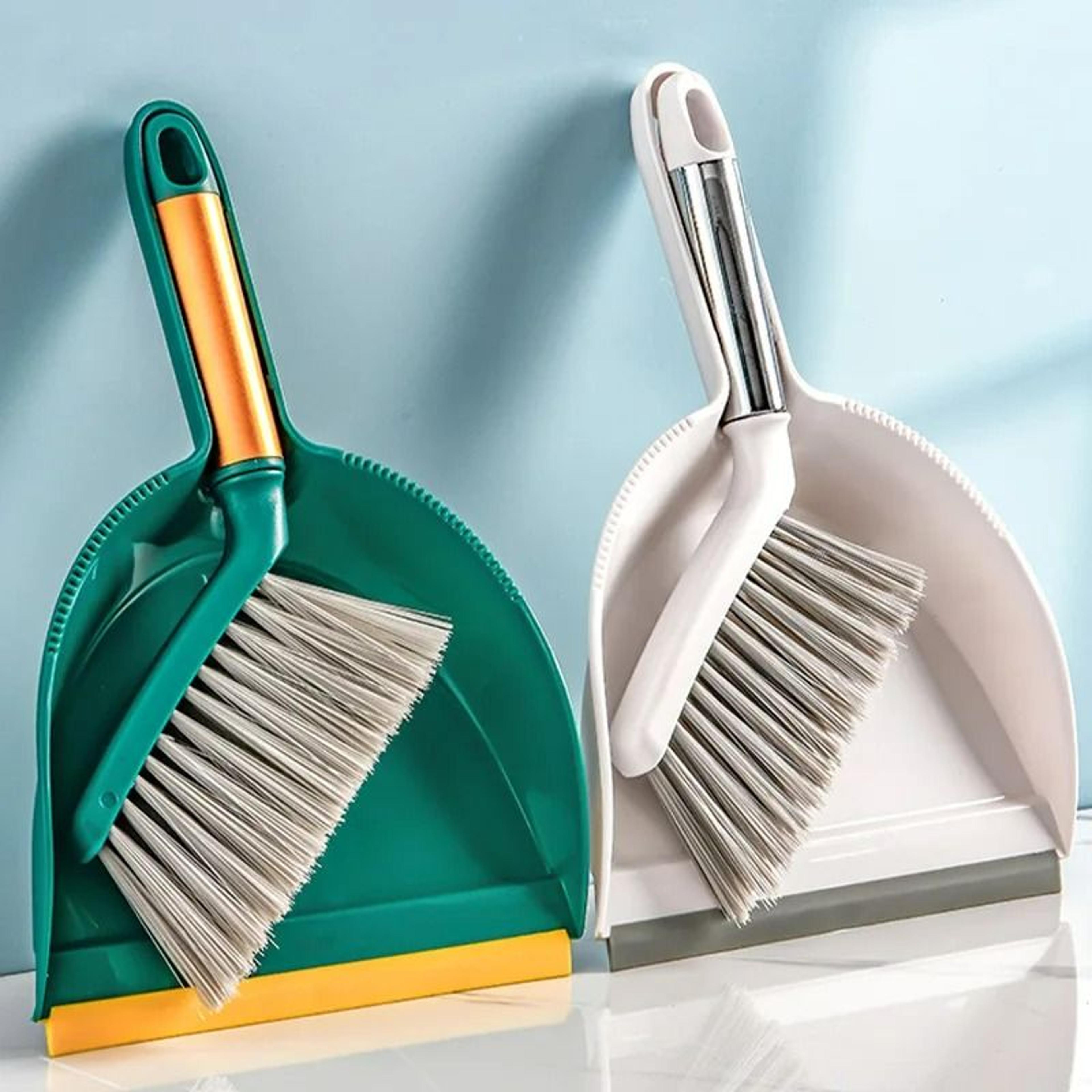 desktop mini broom & dustpan set