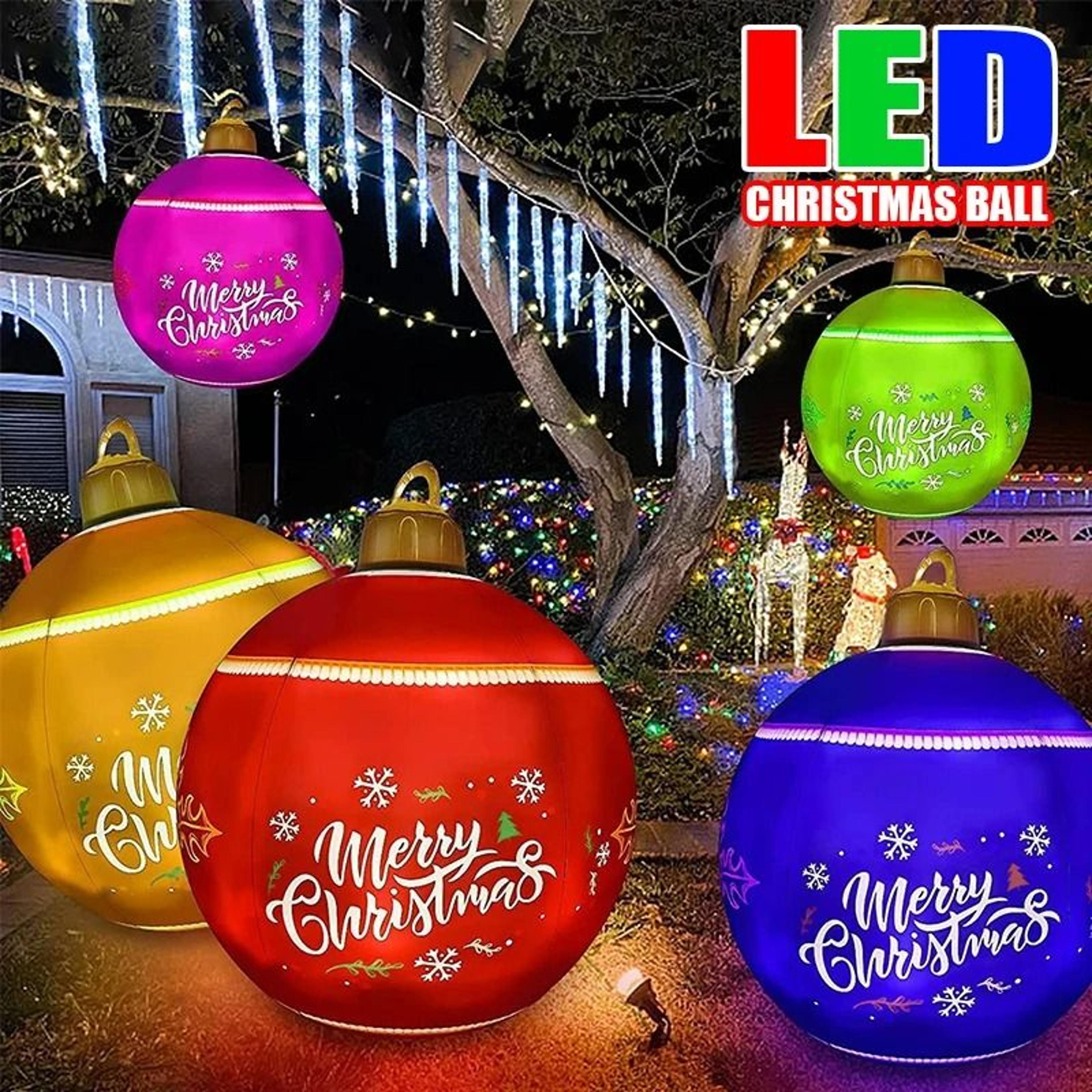24-inch outdoor waterproof inflatable christmas ornament ball