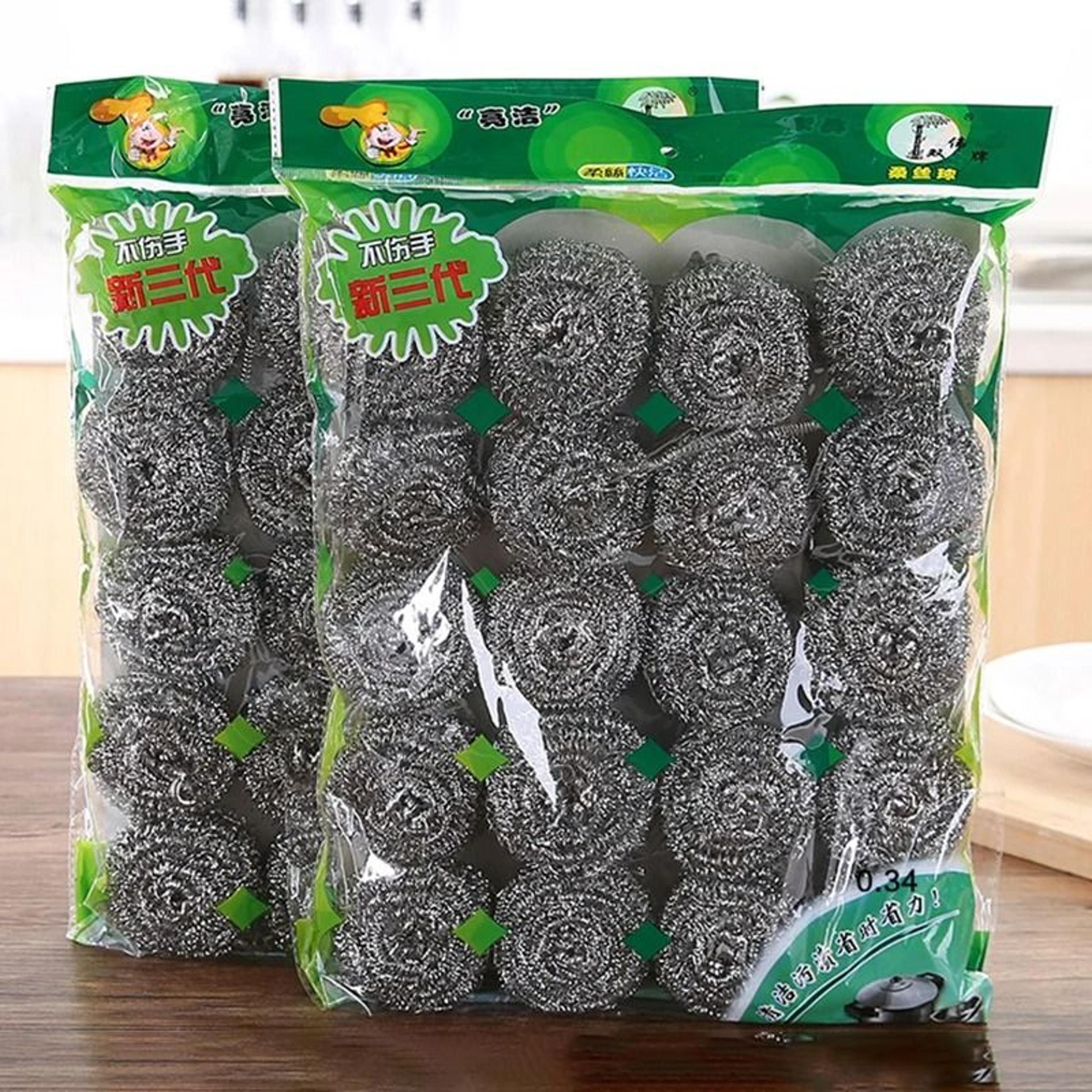 high-zinc wire steel mesh scrubbers & wool pads