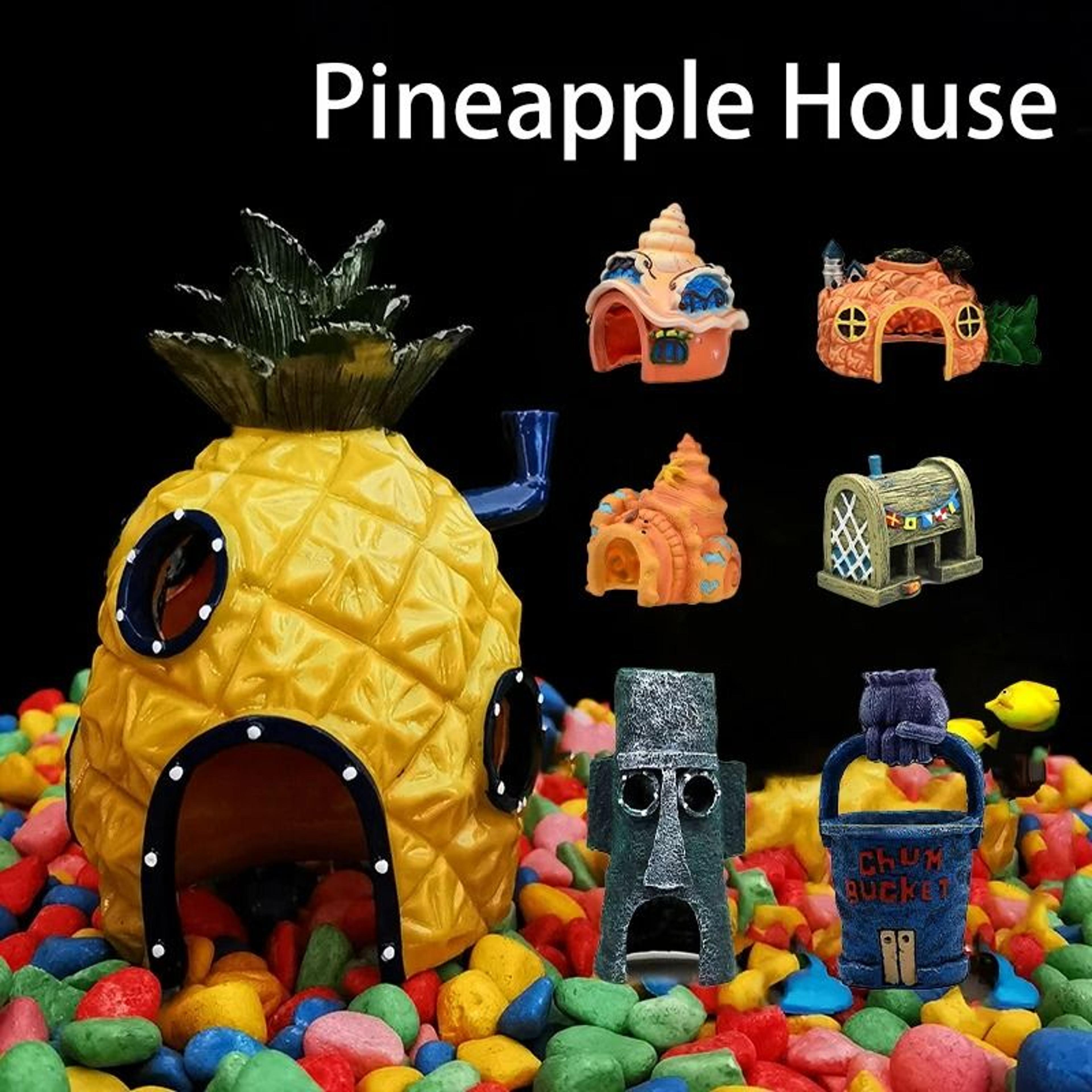 resin pineapple aquarium house & fish hideout cave