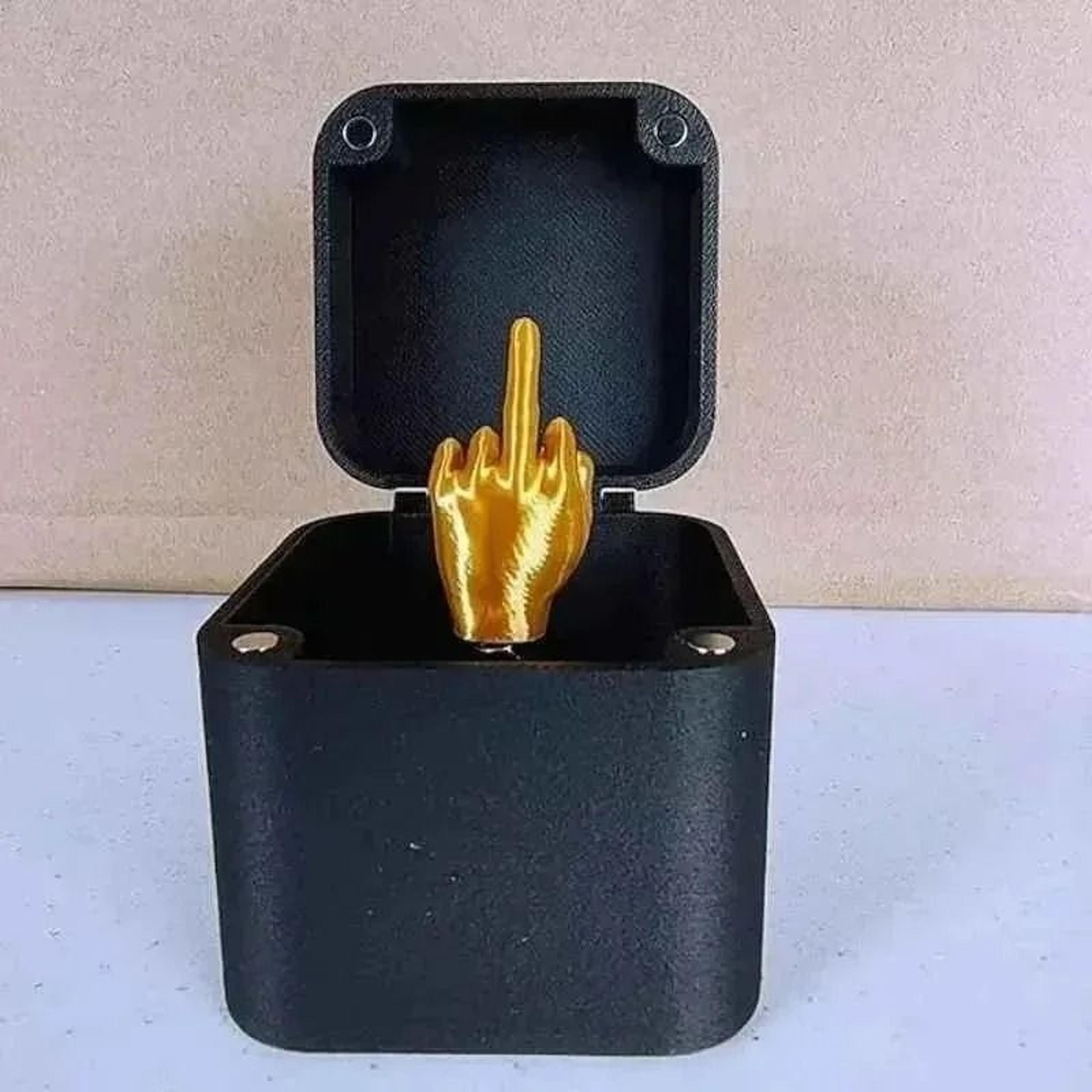 the cheekybox pop-up middle finger surprise prank gift
