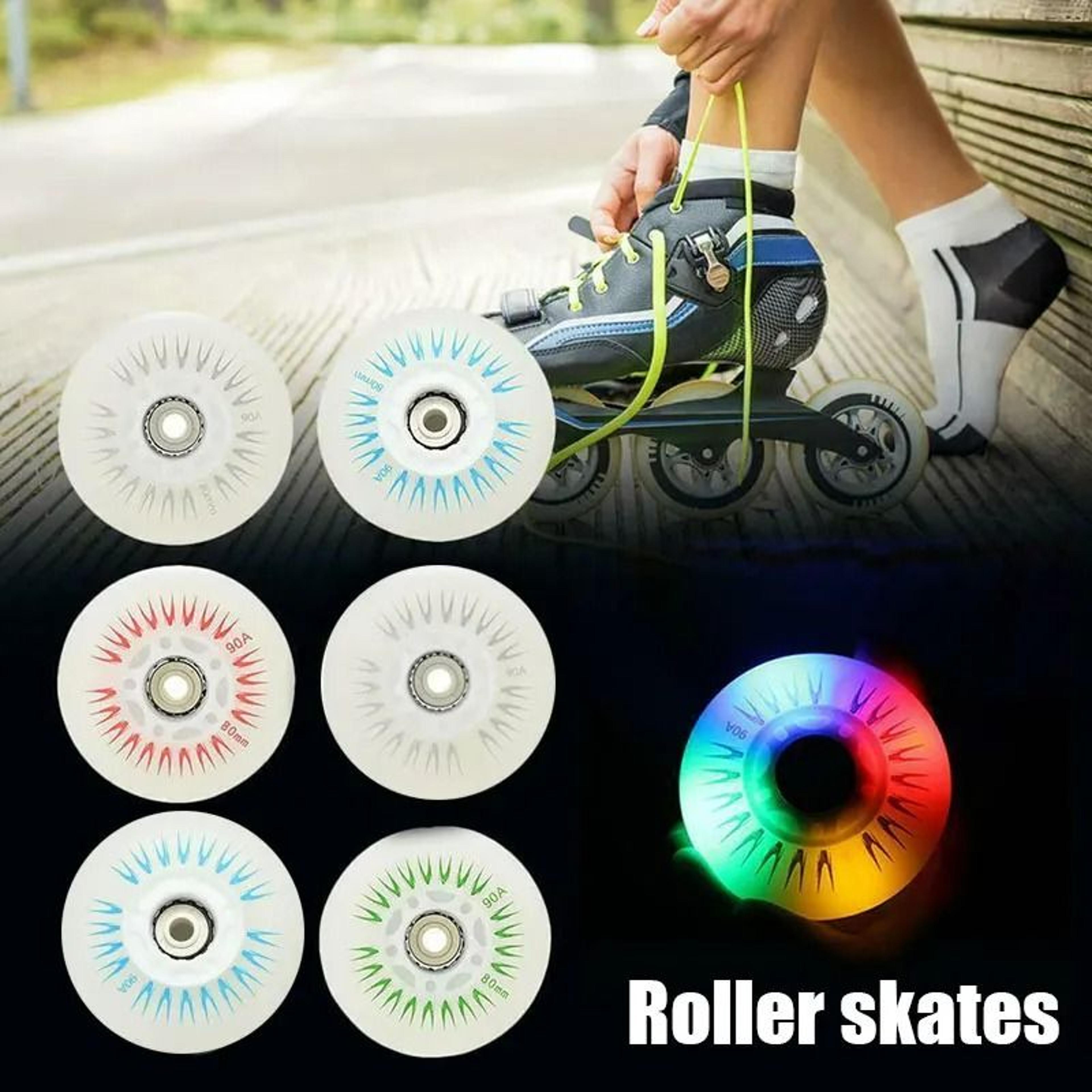 led light-up inline skate wheels