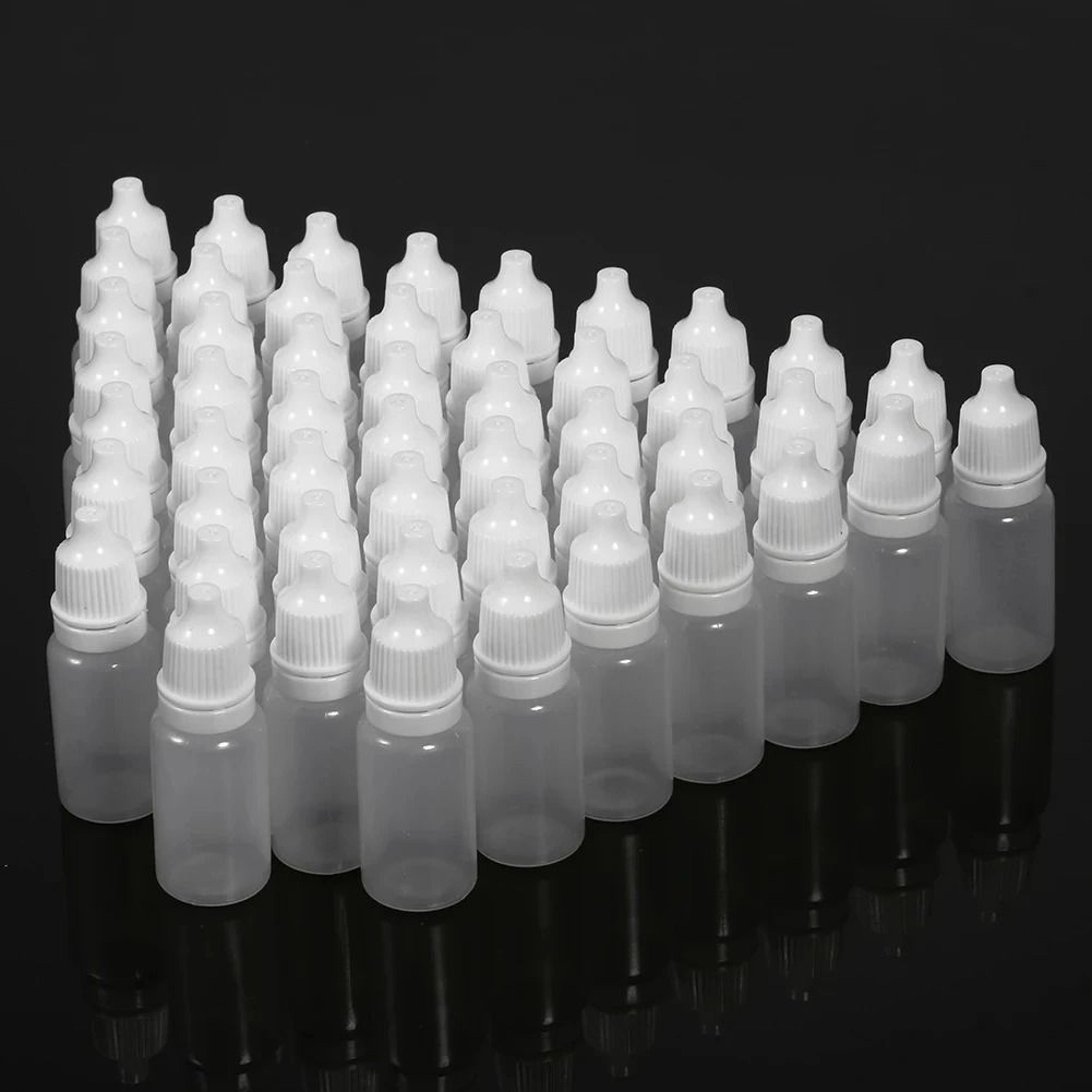 squeezable multipurpose plastic dropper bottles