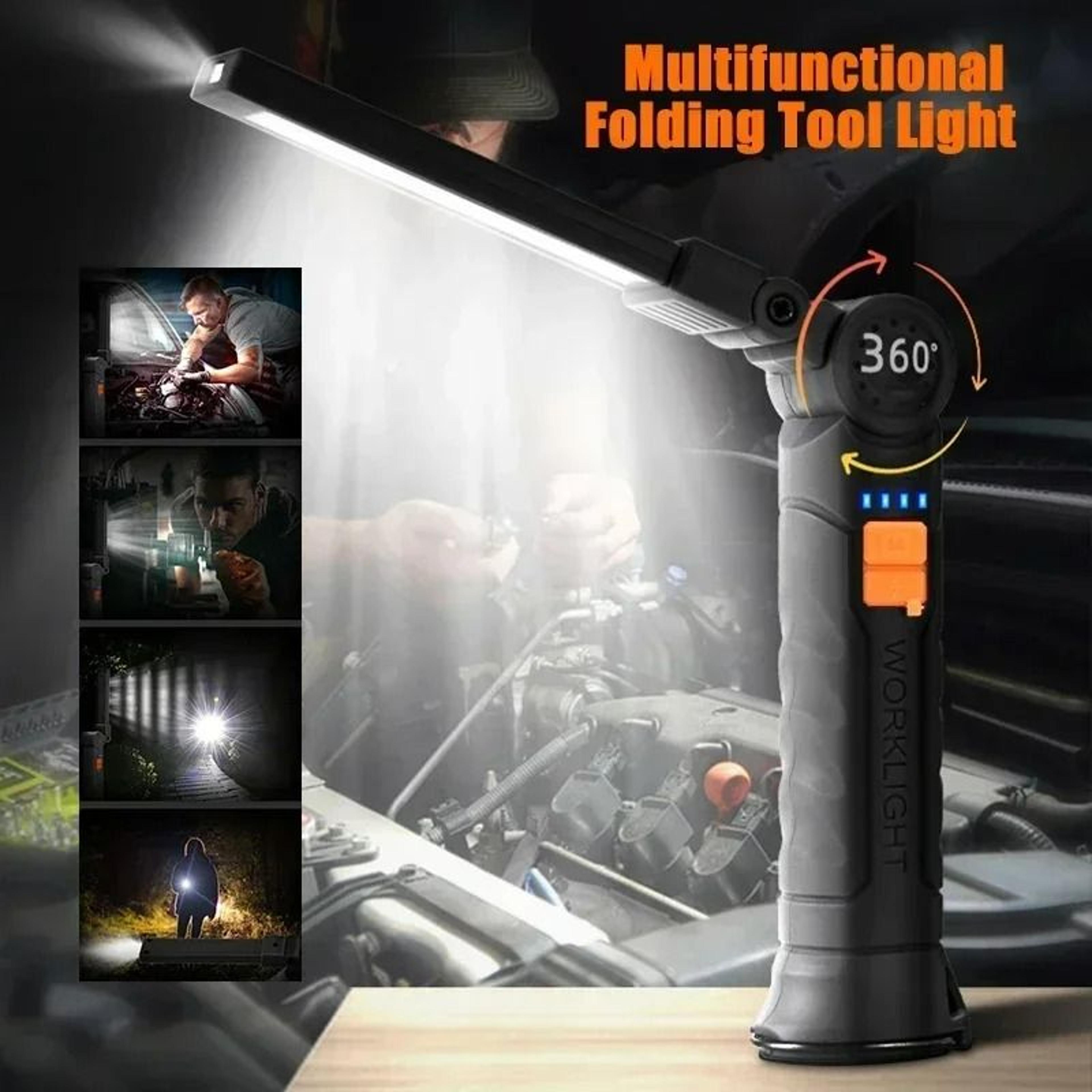 magnetic led work light & emergency lantern