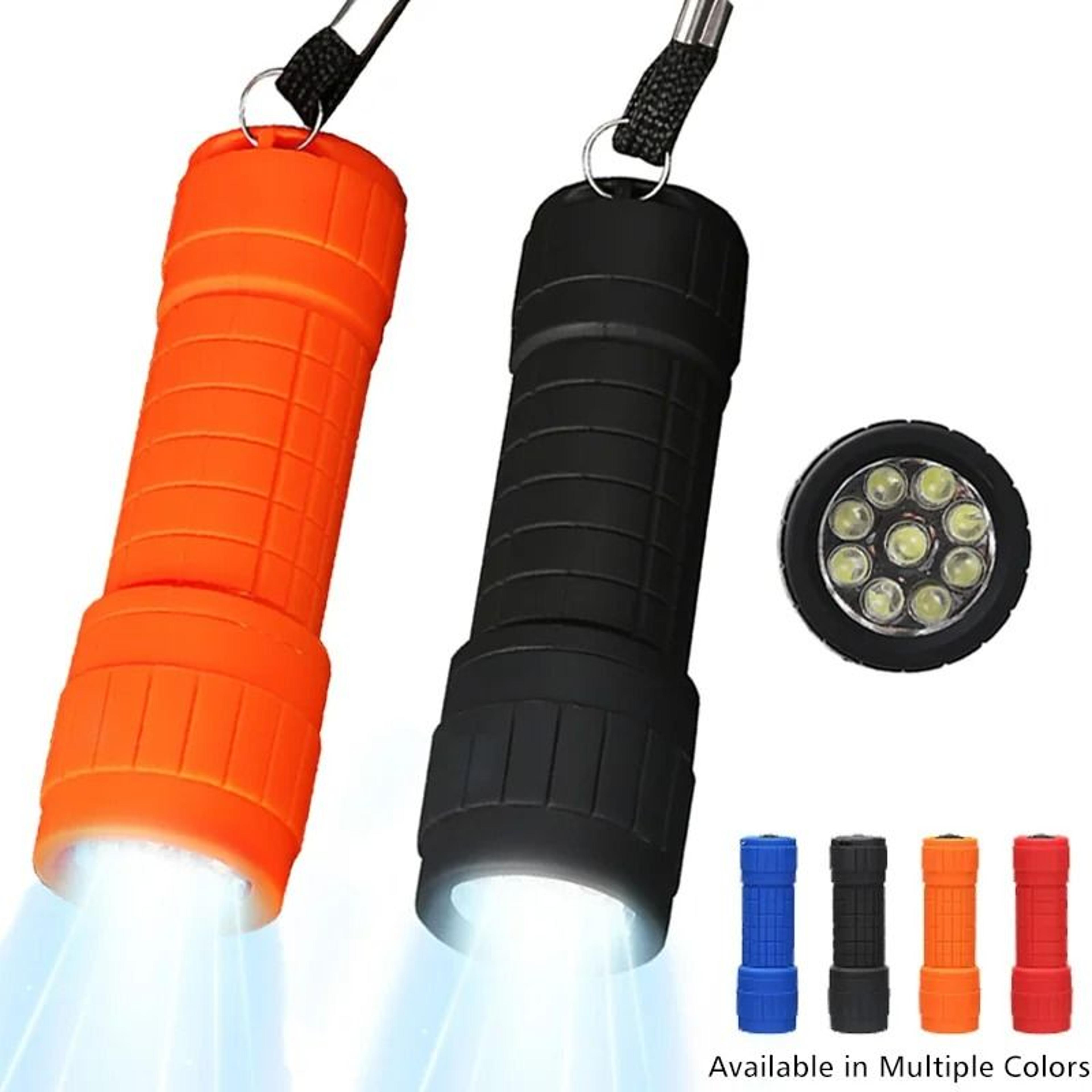mini 9-led heavy-duty pocket flashlight