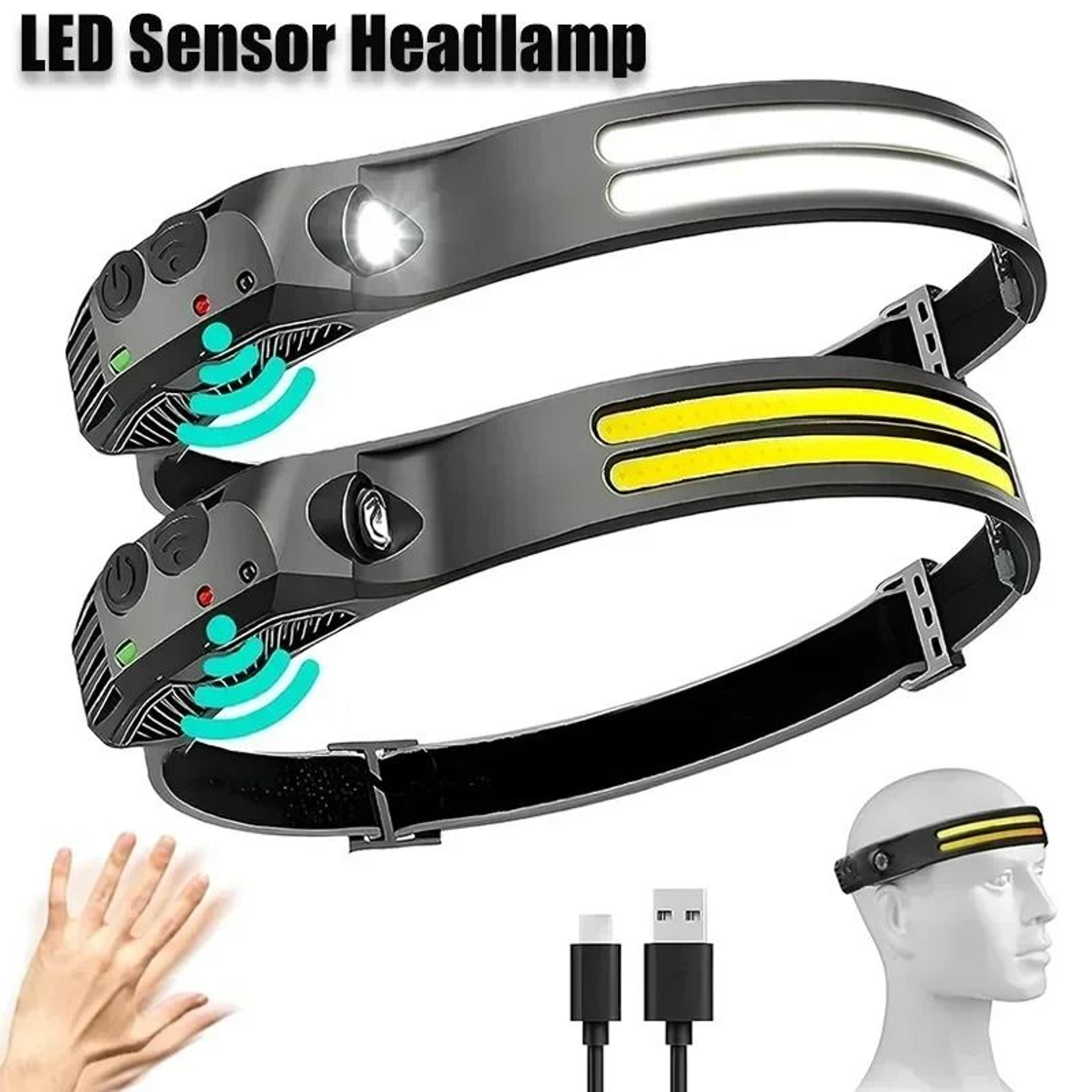 dual-emitter led sensor headlamp