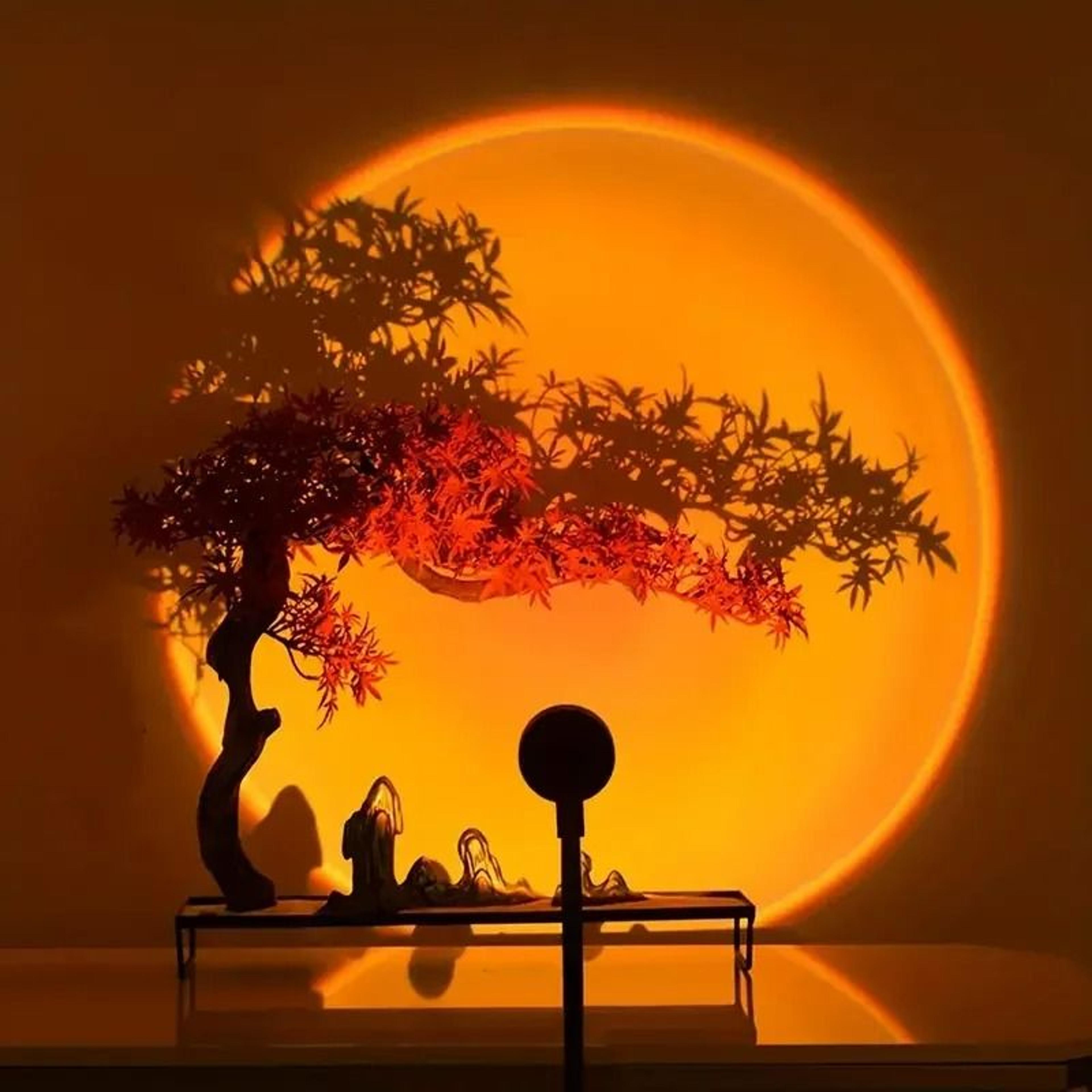 max 16-color sunset projection lamp