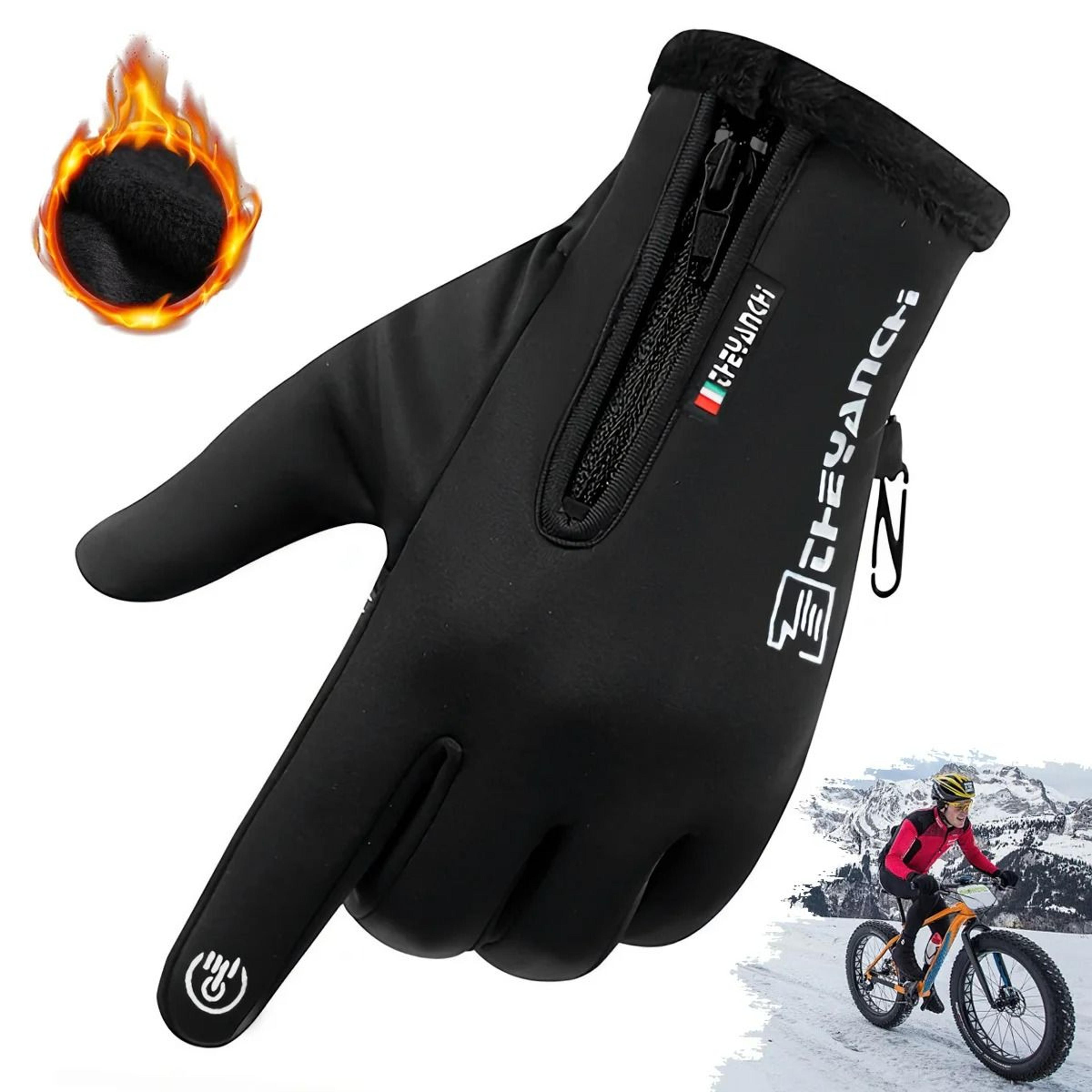 thermal waterproof touchscreen cycling & ski gloves