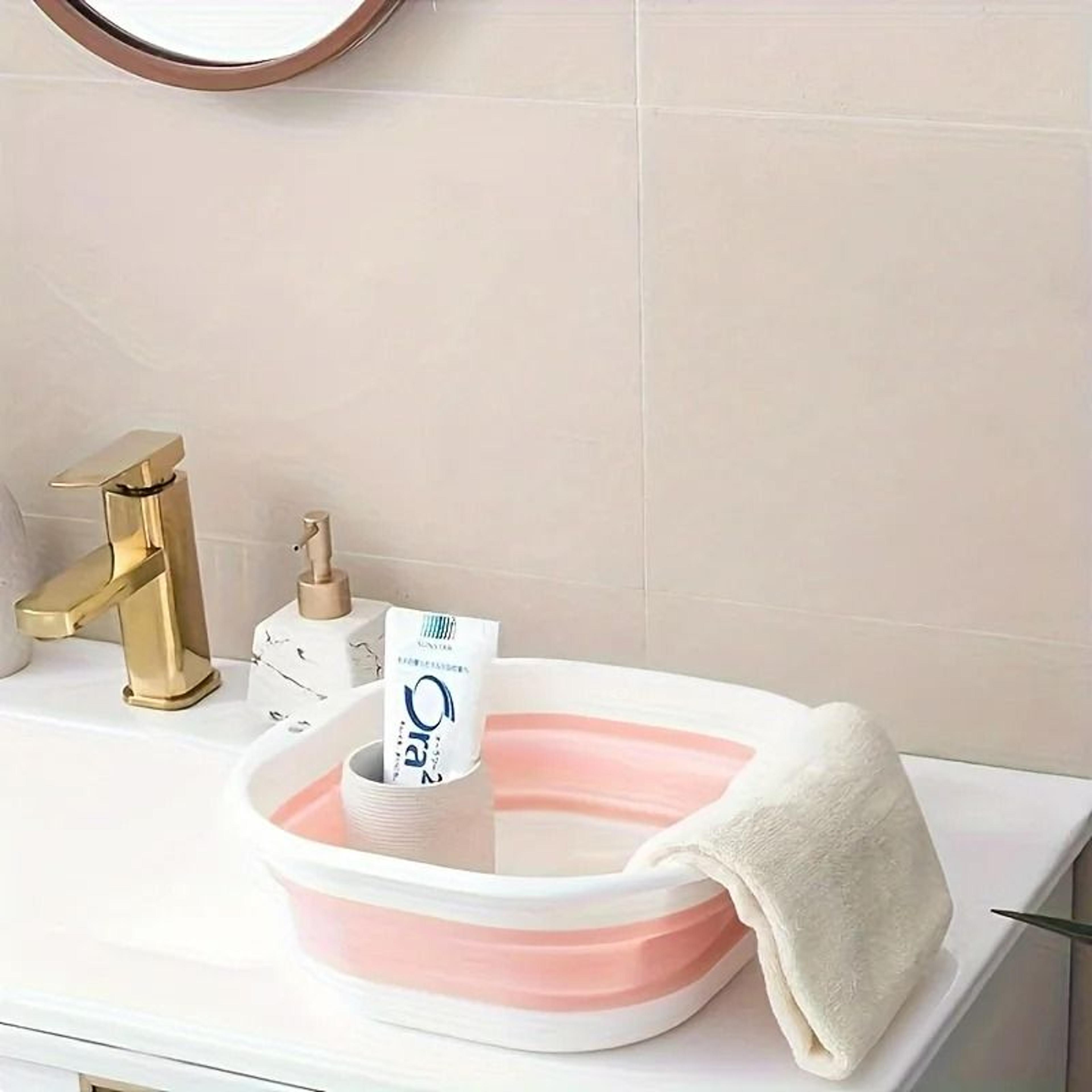 multi-purpose portable foldable wash basin