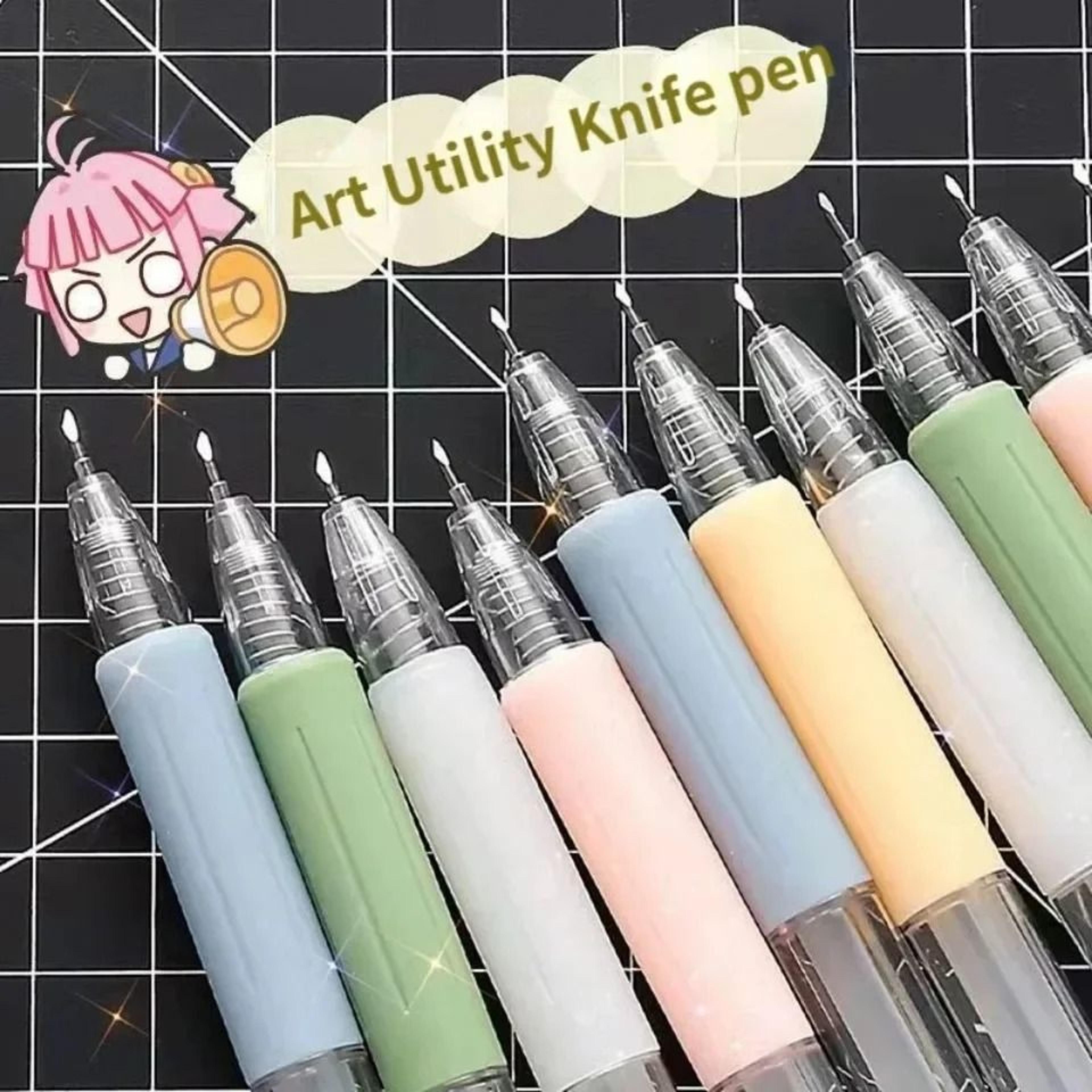 retractable pen-style paper craft knife