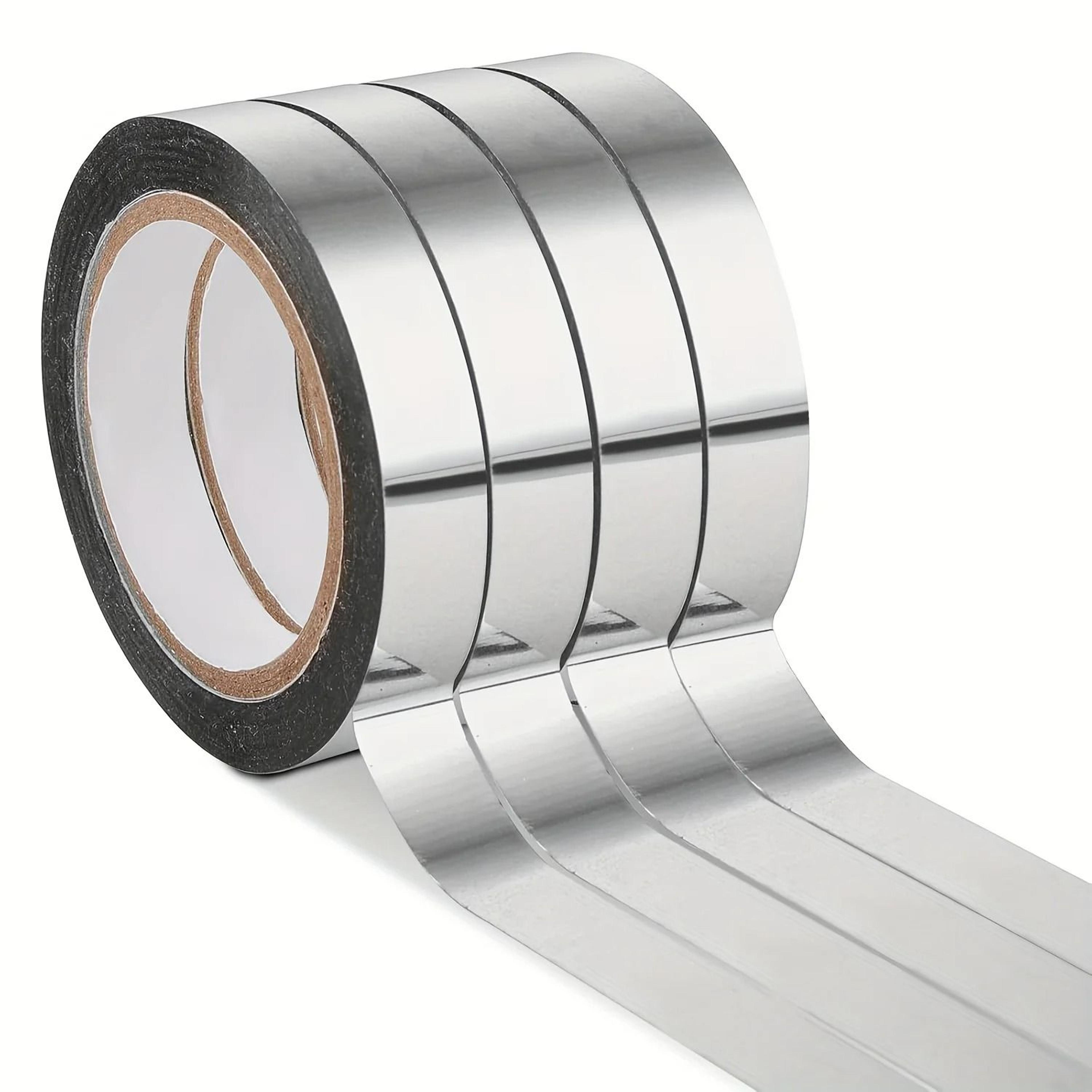 metallic silver mirror decorative tape
