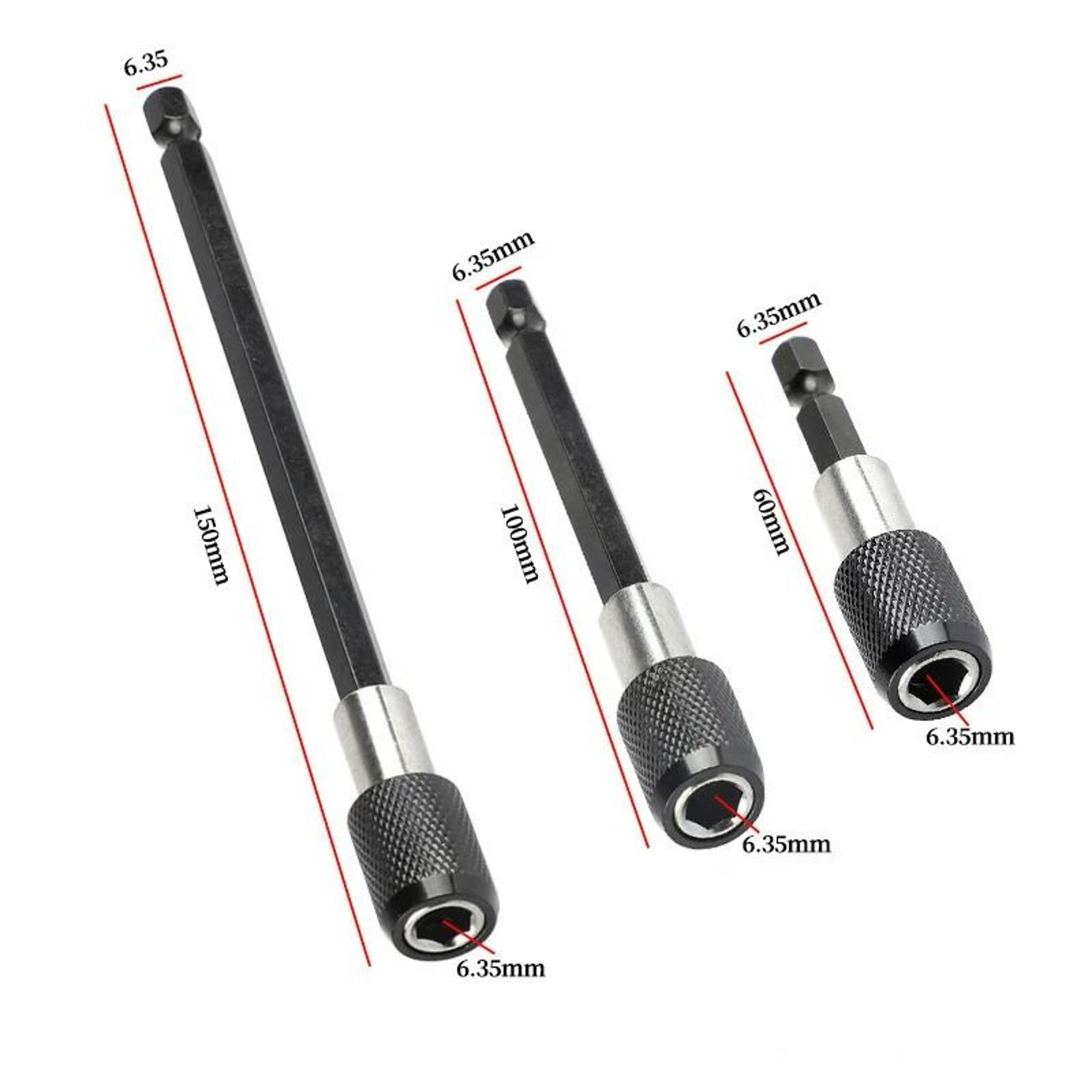 quick-release self-locking hex extension rod