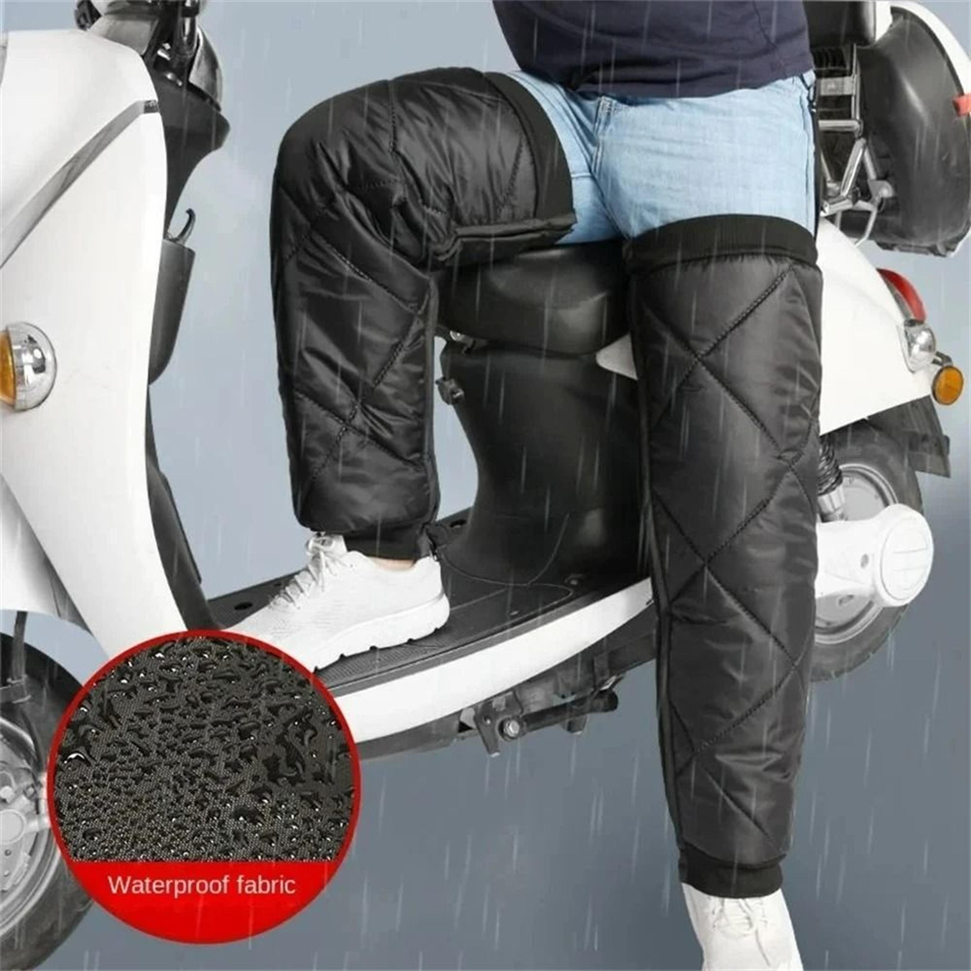 waterproof winter motorcycle thermal leg sleeves & knee guards