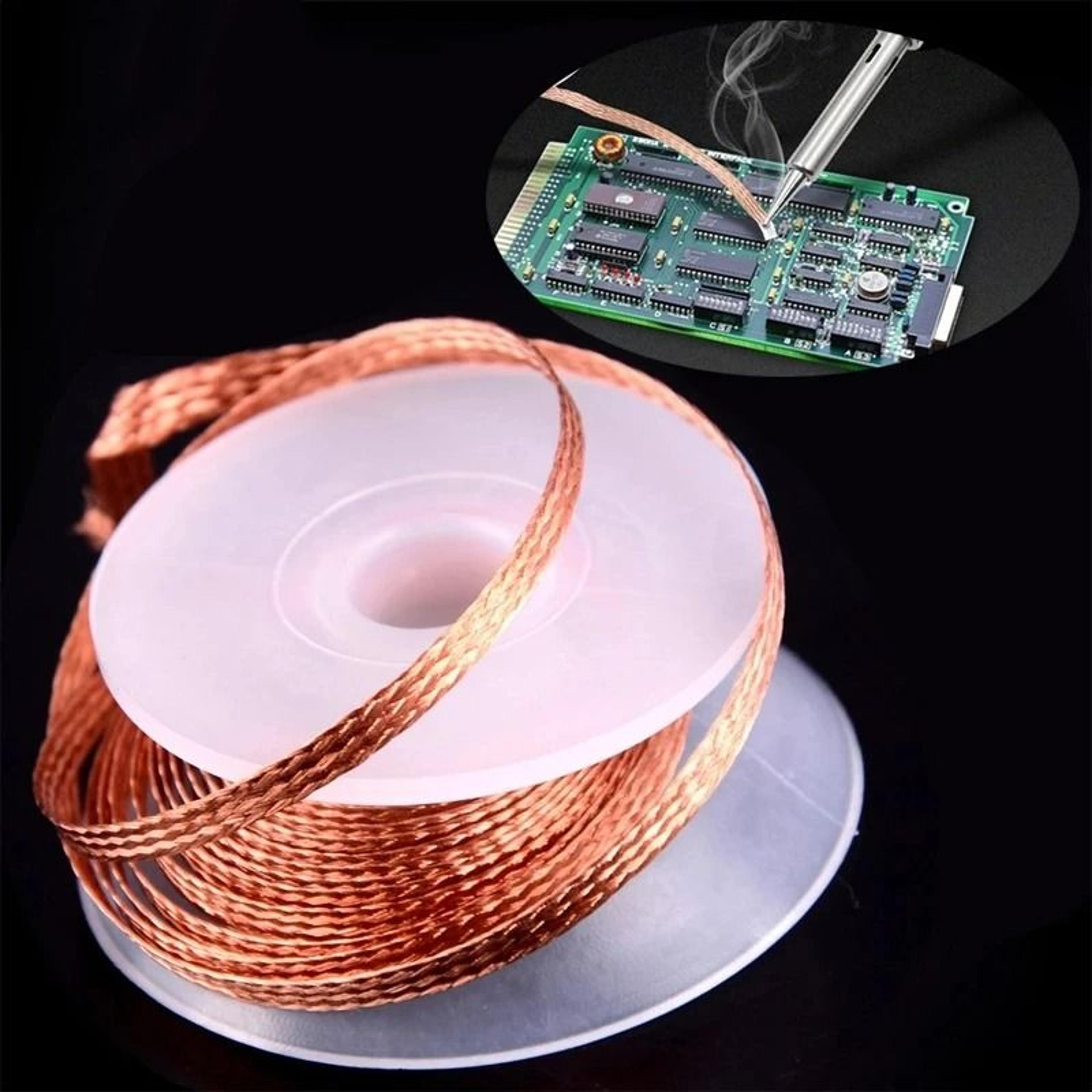 copper desoldering braid for pcb circuit board repair