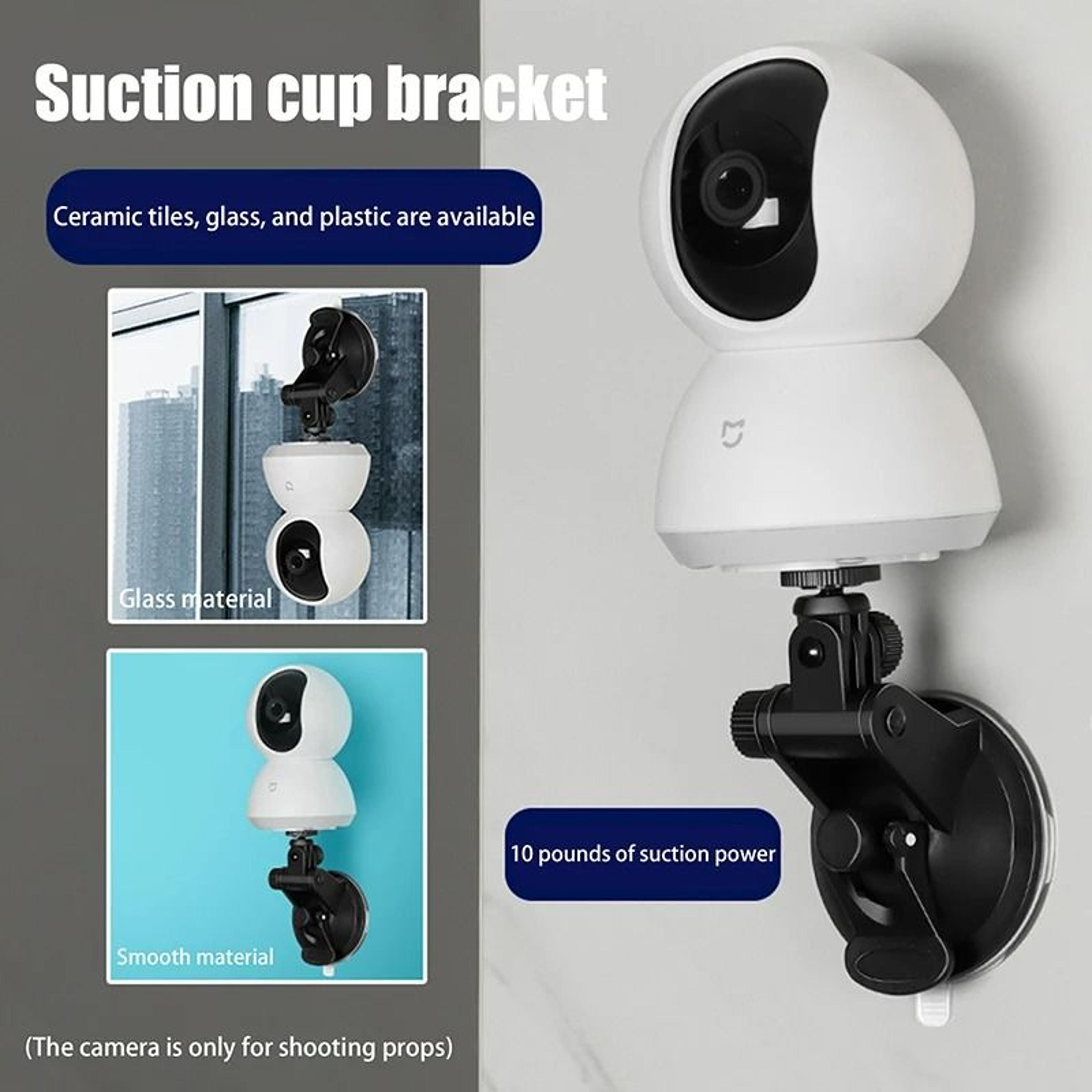 universal non-punching suction cup security camera bracket
