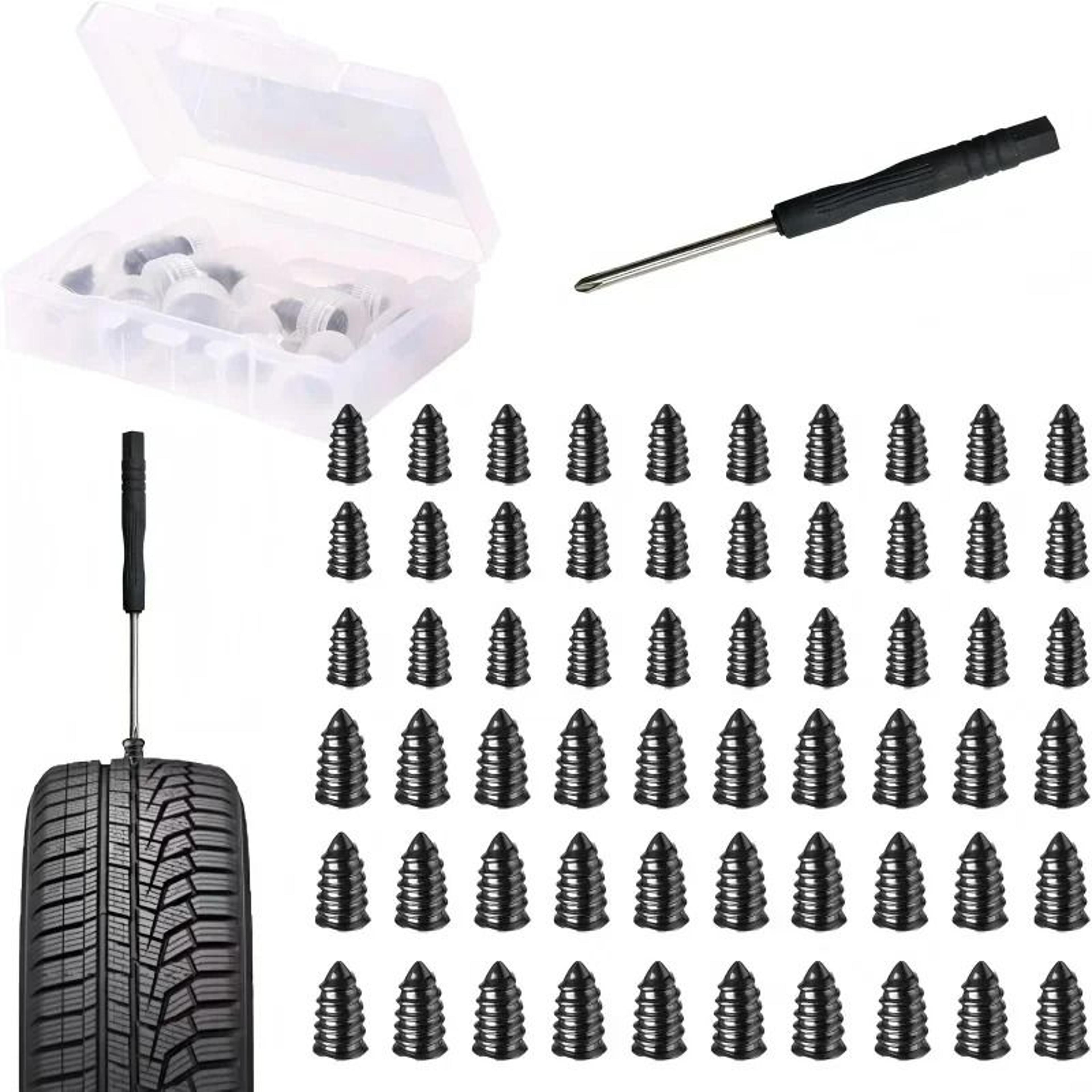 heavy-duty tubeless tire vacuum repair nail kit