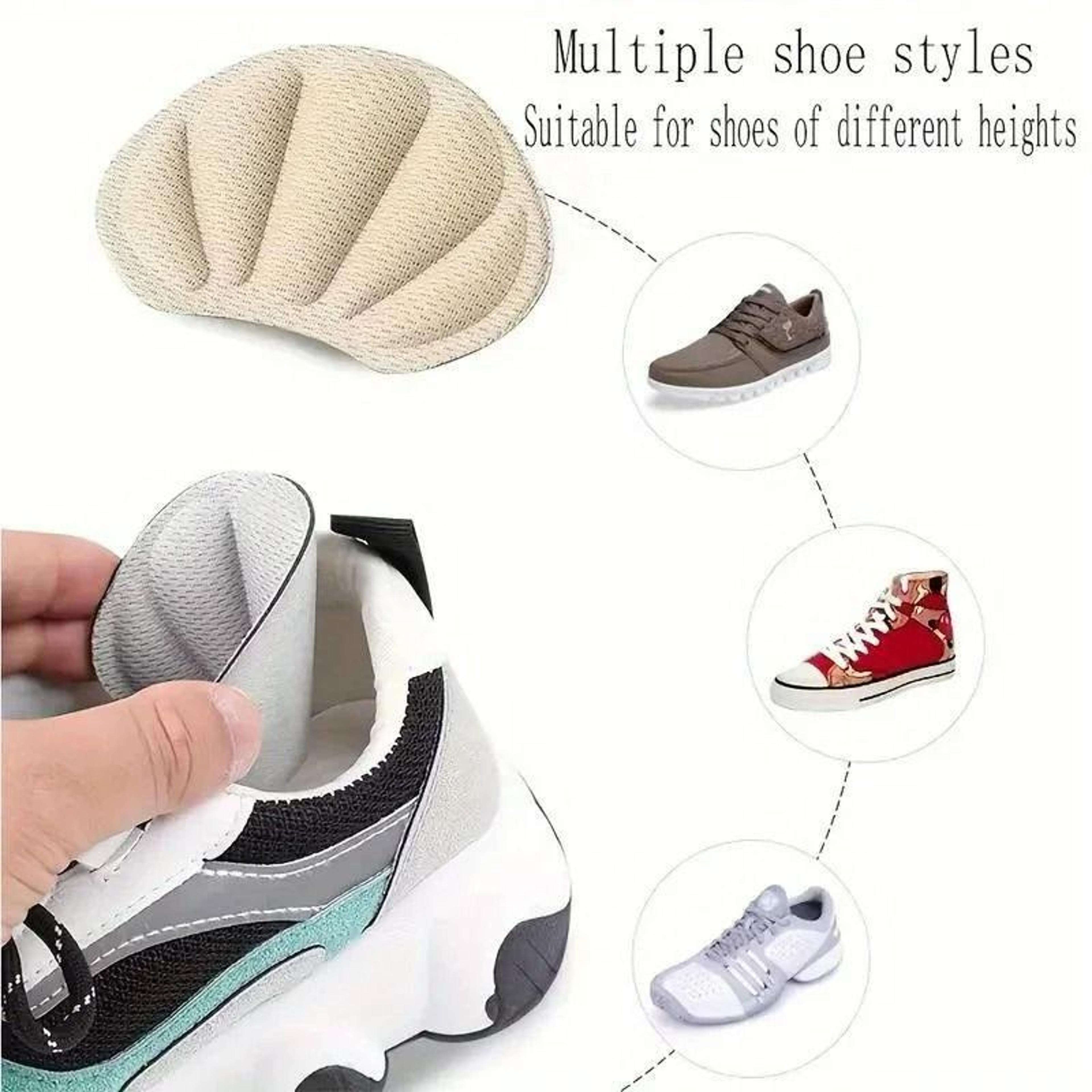 high-elastic anti-wear cushion heel pads (8-piece value pack)
