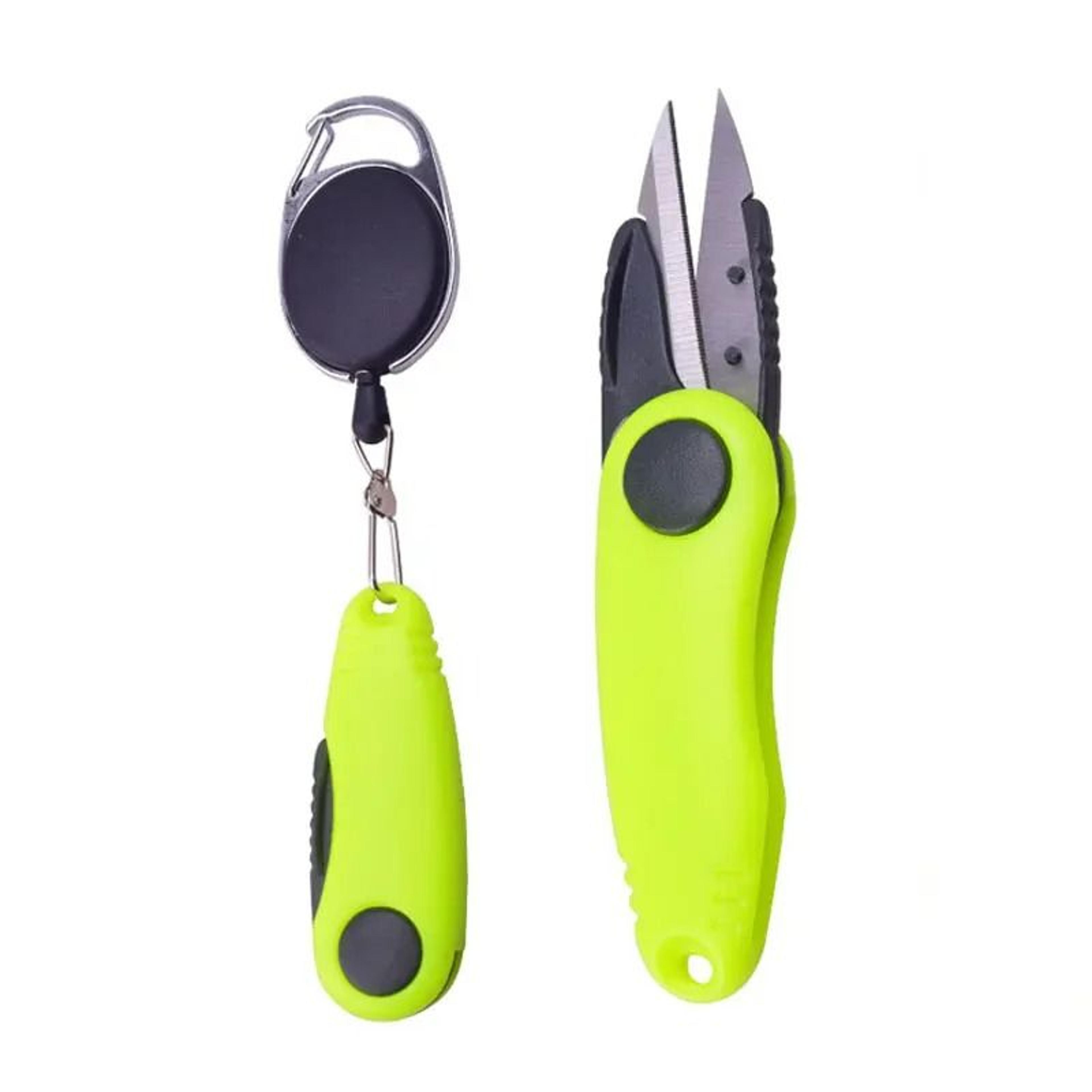 shrimp-shaped stainless steel quick knot tool & line cutter