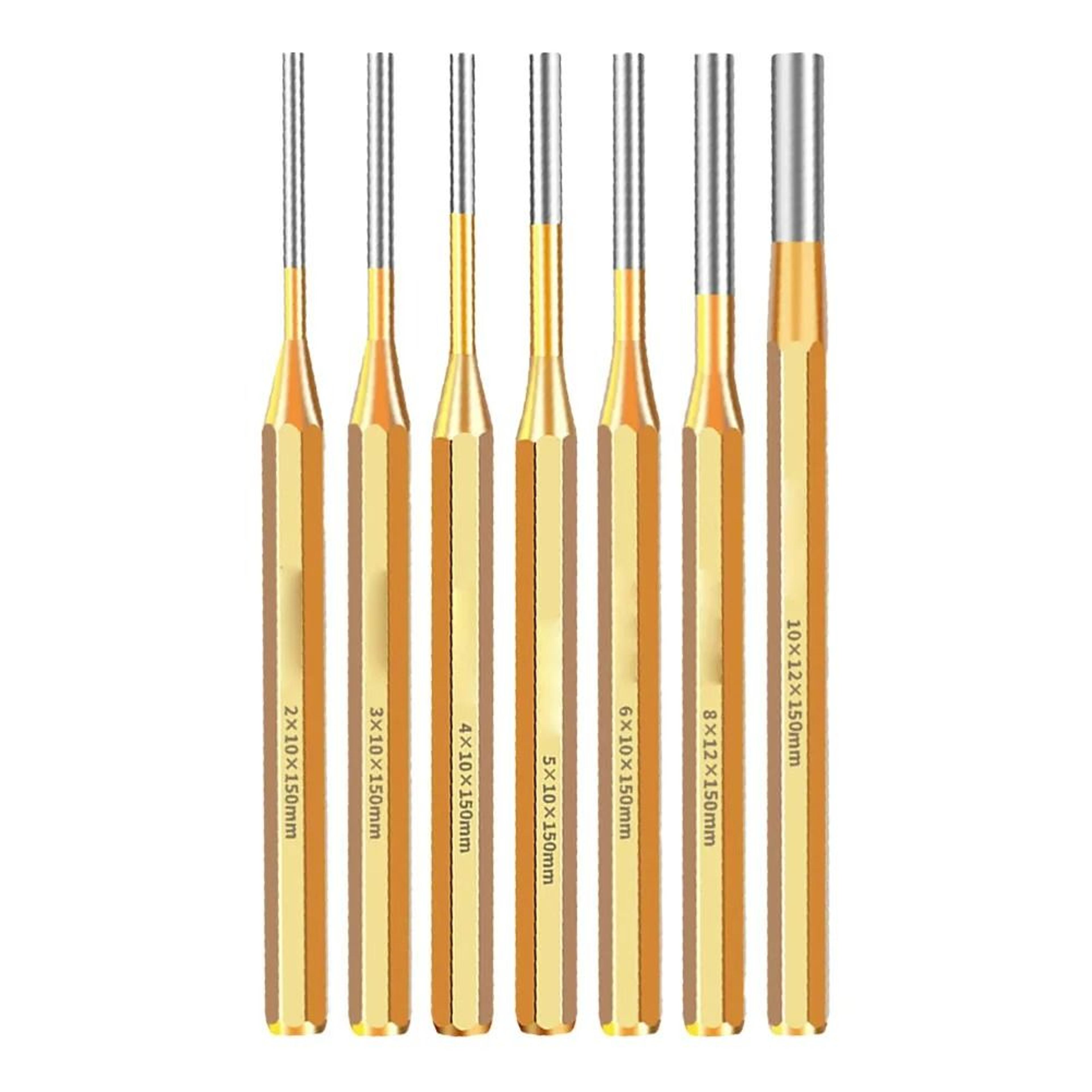 heavy-duty non-marring solid brass roll pin punch