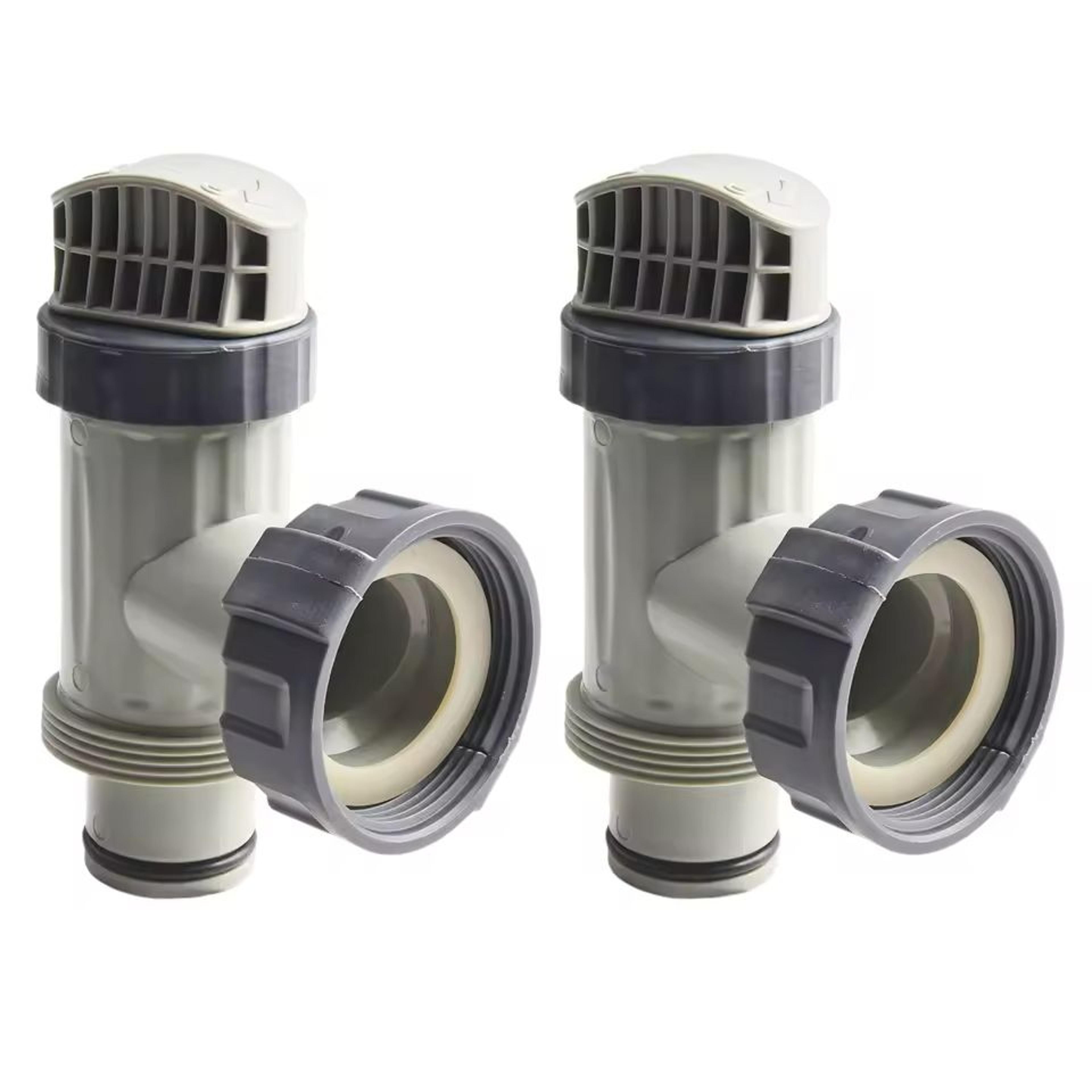 ground swimming pool sand filter plunger valve (2-piece pack)