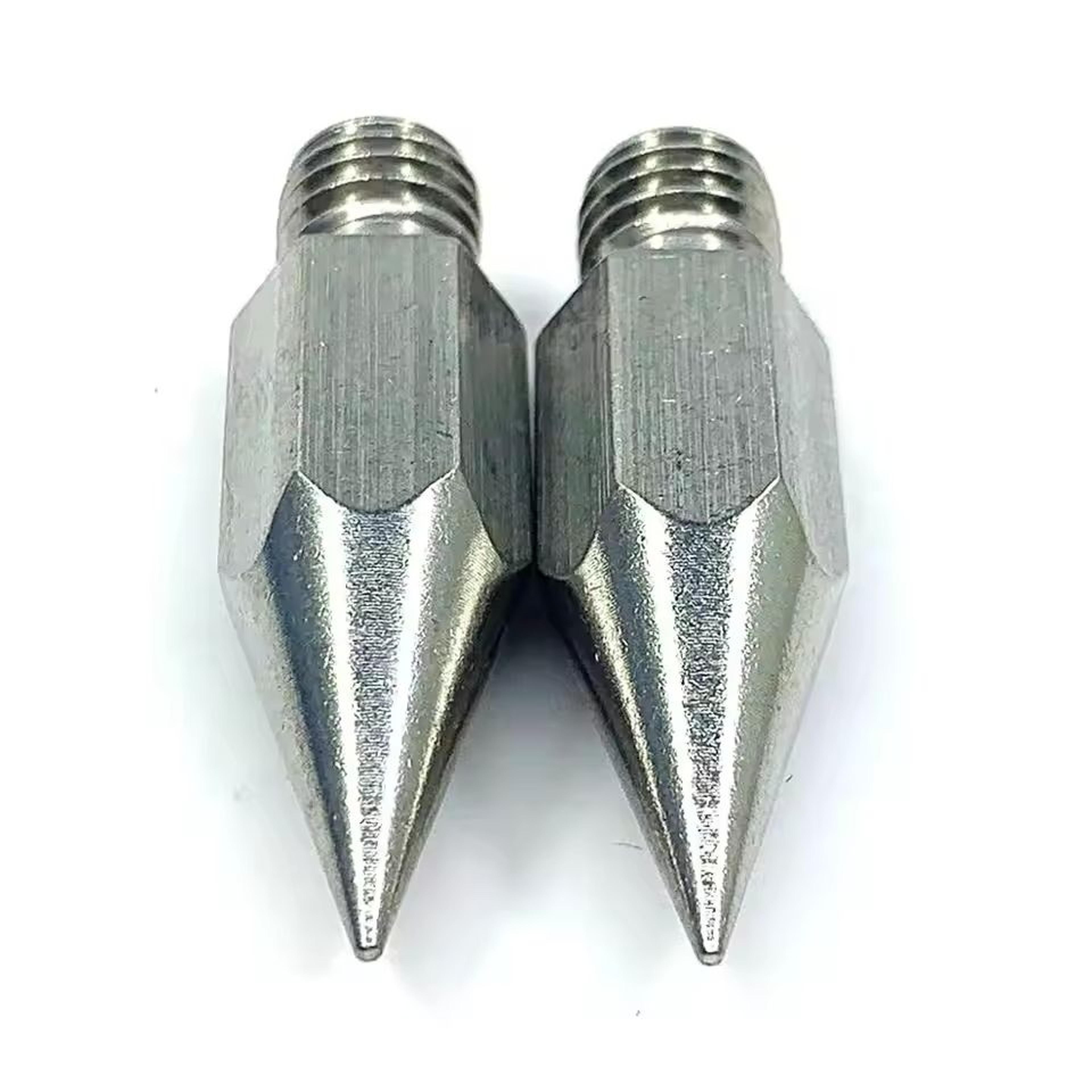 stainless steel mini prismatic gps pole replacement tip