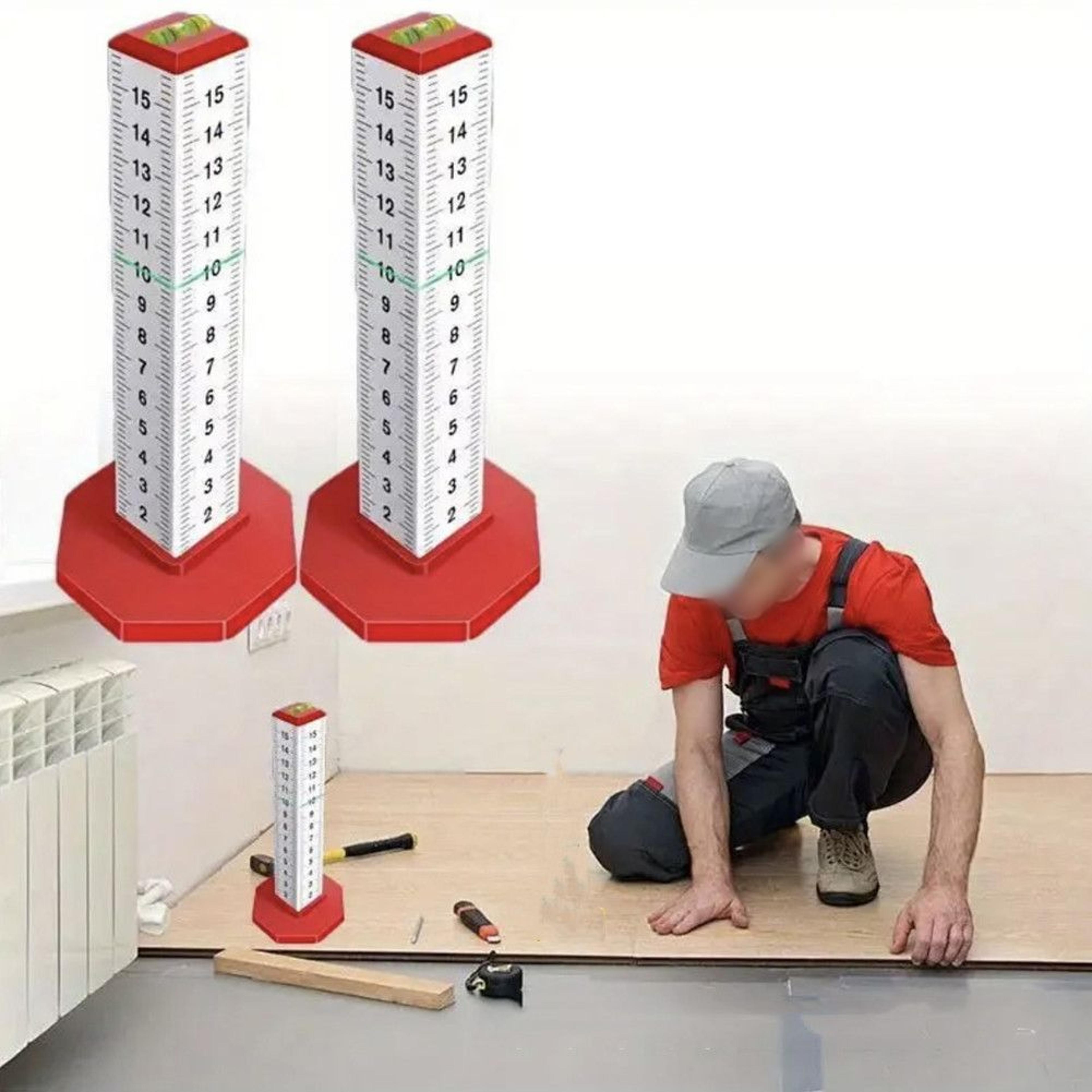 light steel keel suspended ceiling leveling ruler (2-piece pack)