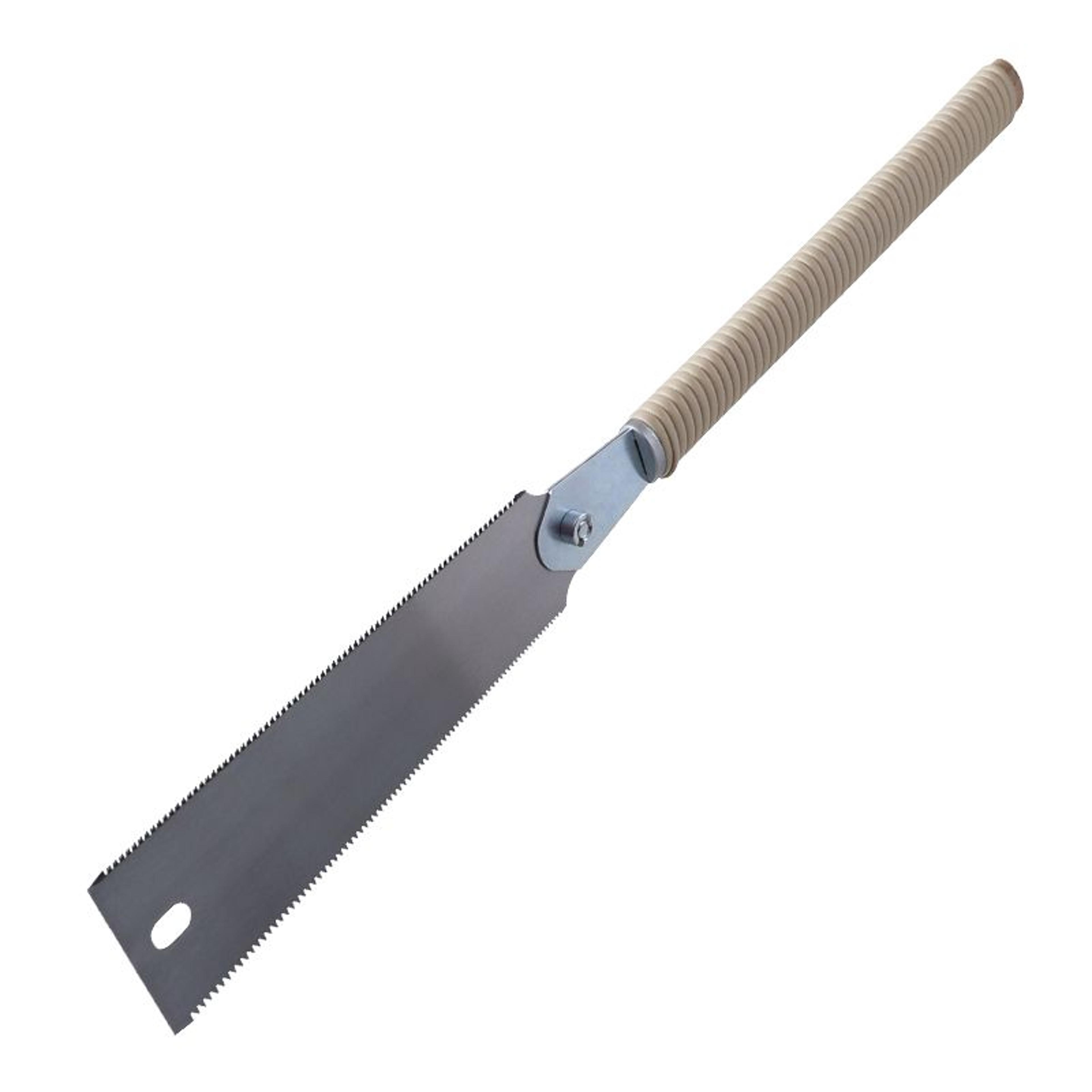 japanese sk5 flexible blade pull saw (ryoba / flush-cut style)