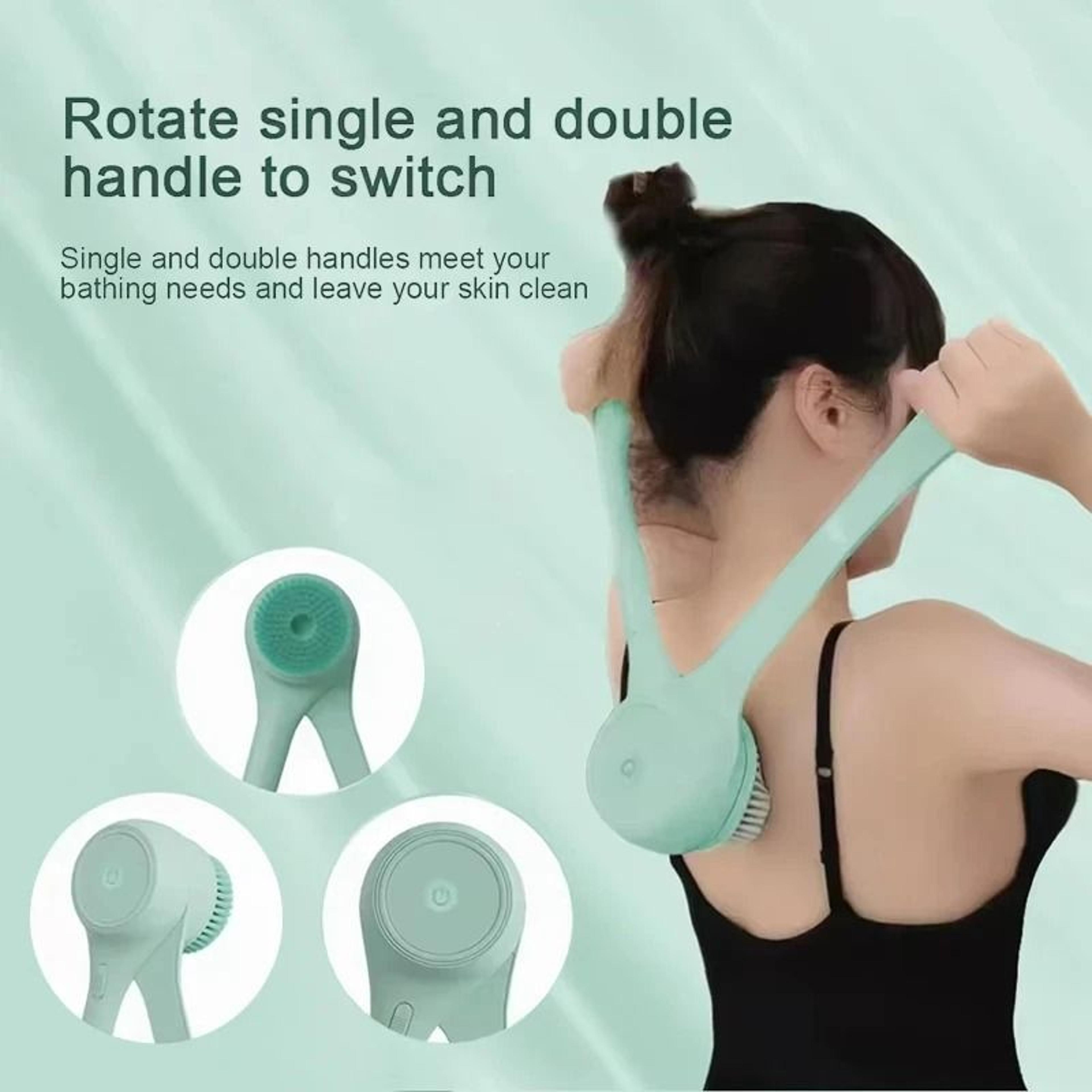 long handle electric body brush