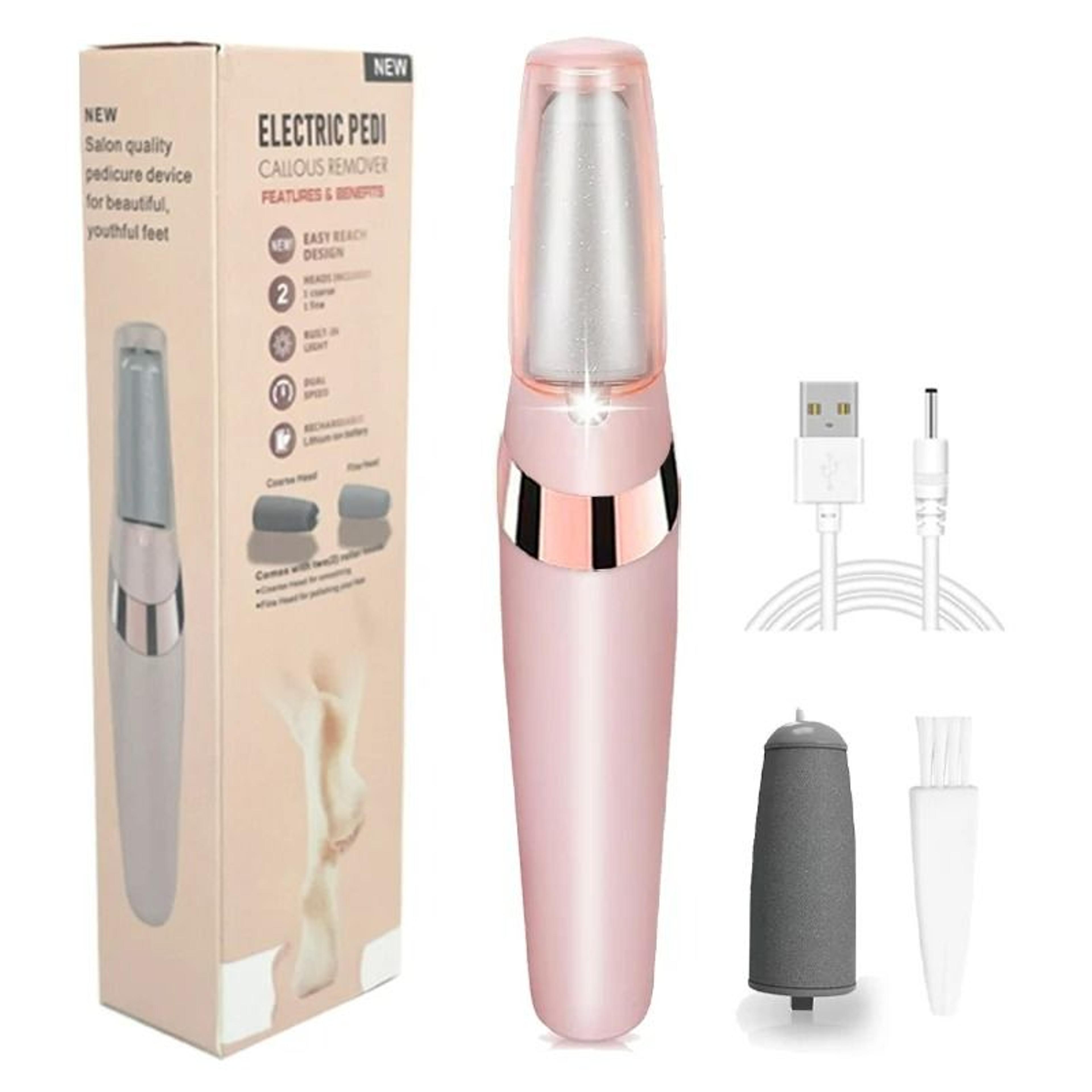 rechargeable electric foot file and callus remover