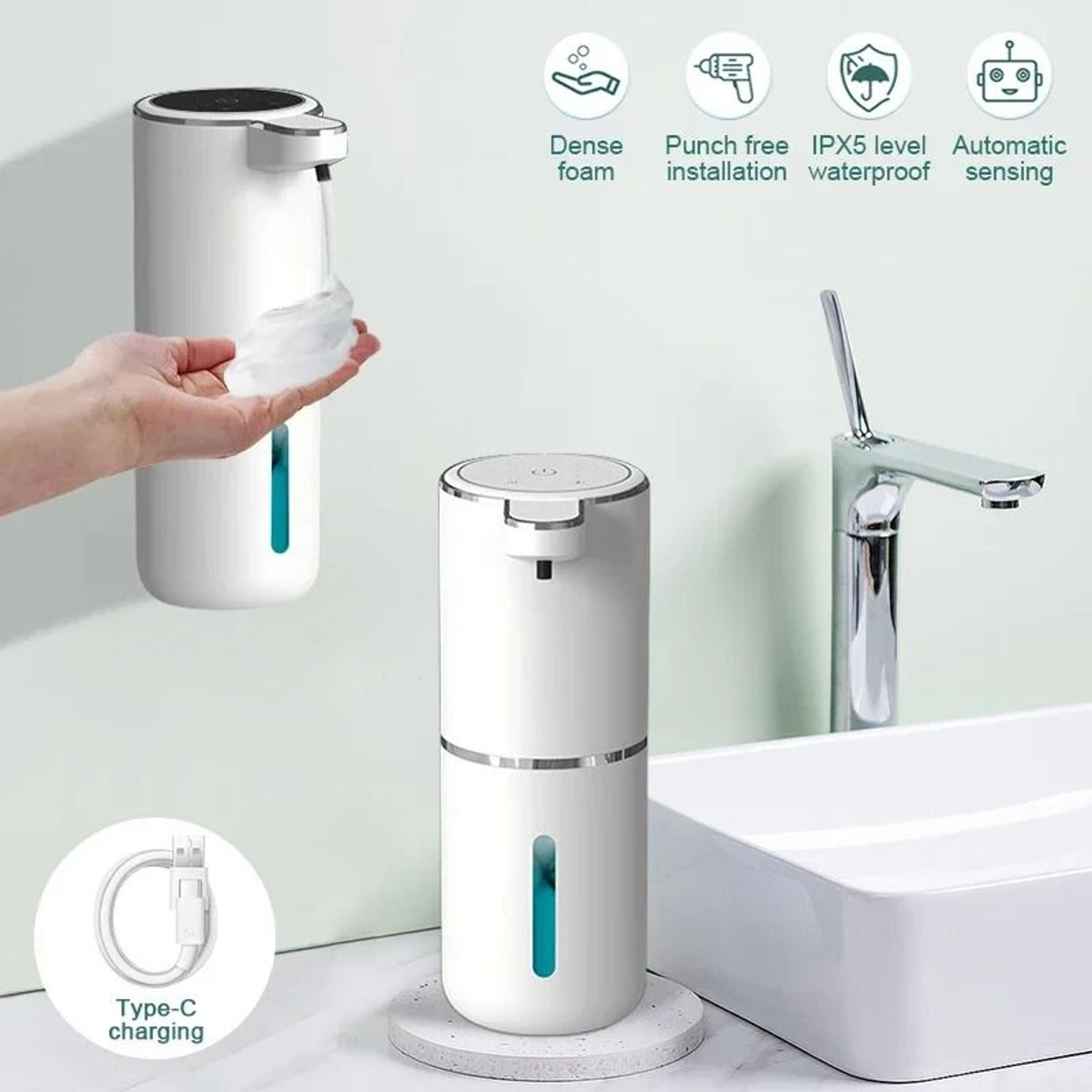 touchless intelligent automatic foam soap dispenser with smart display