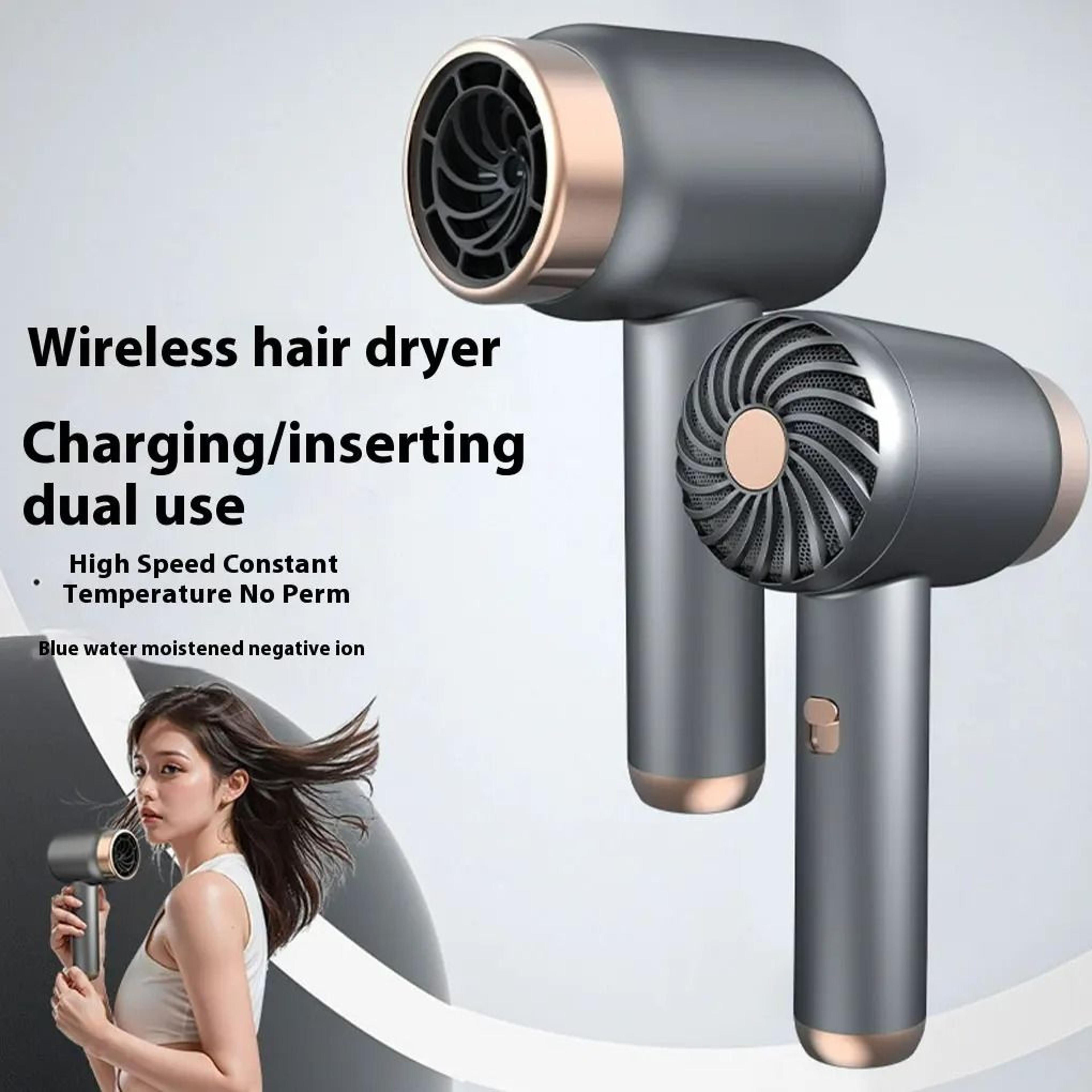 cordless portable wireless hair dryer