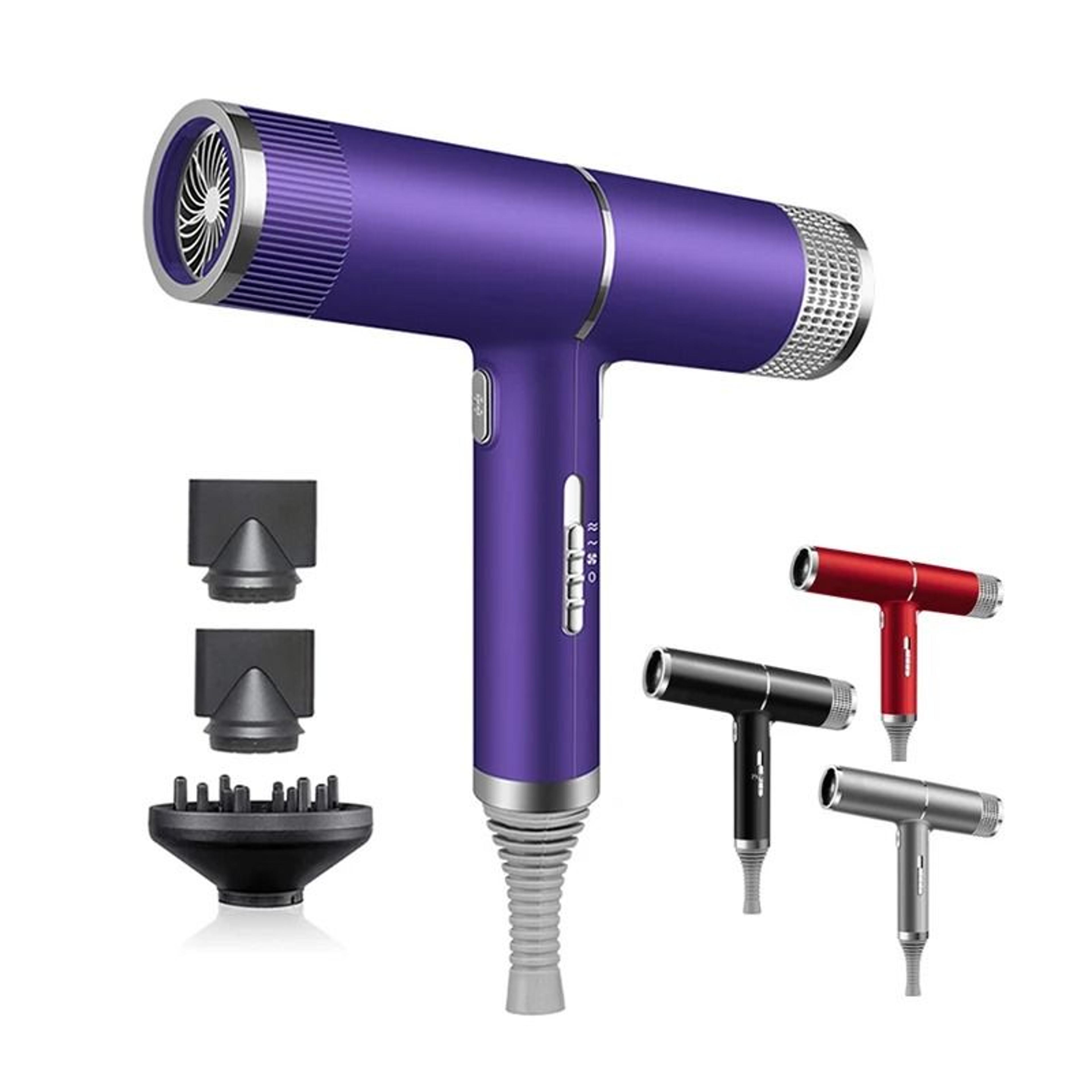 low-noise high-power ionic blow dryer