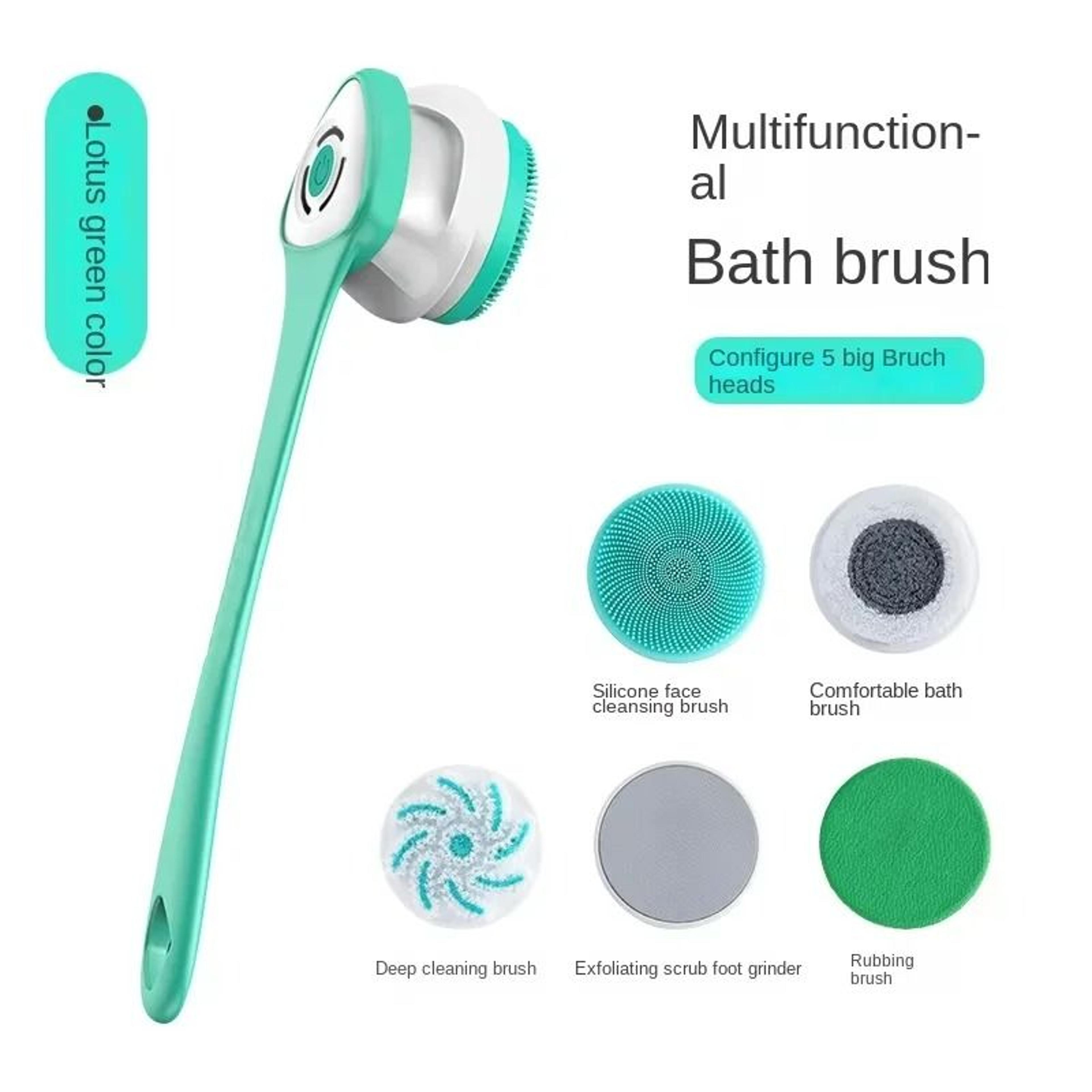 electric silicone body scrubber