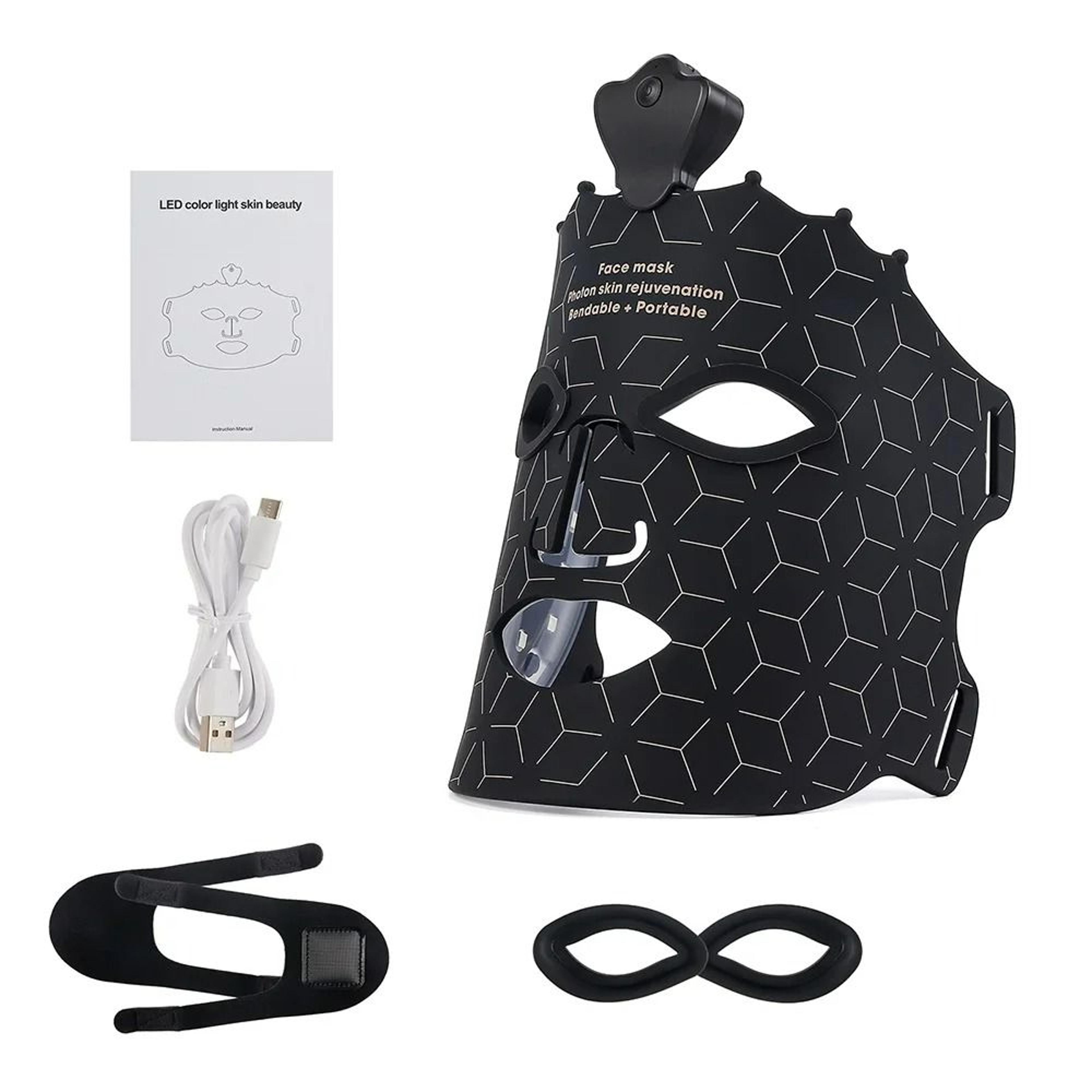 silicone led photon skin rejuvenation mask