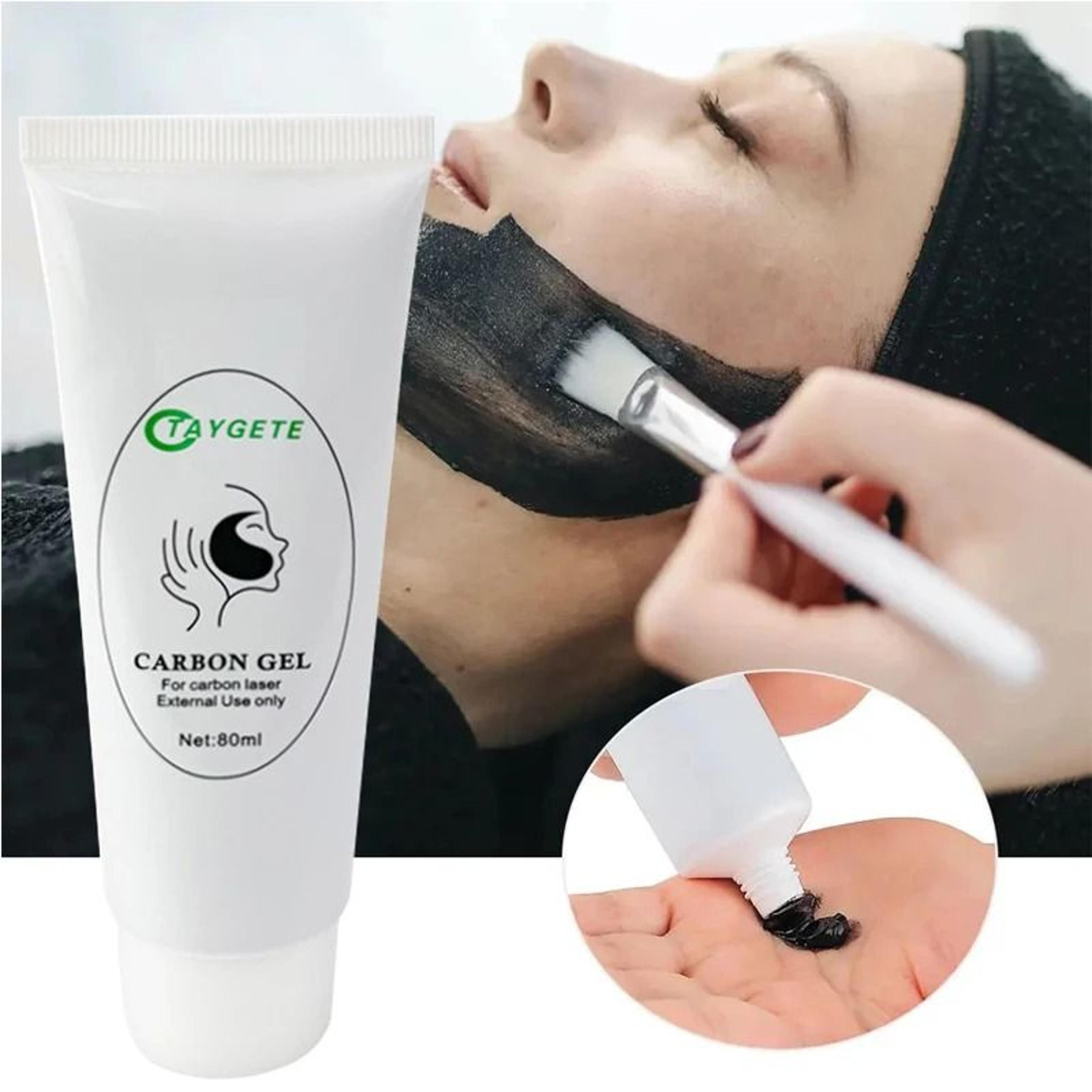 carbon gel mask for laser skin peeling