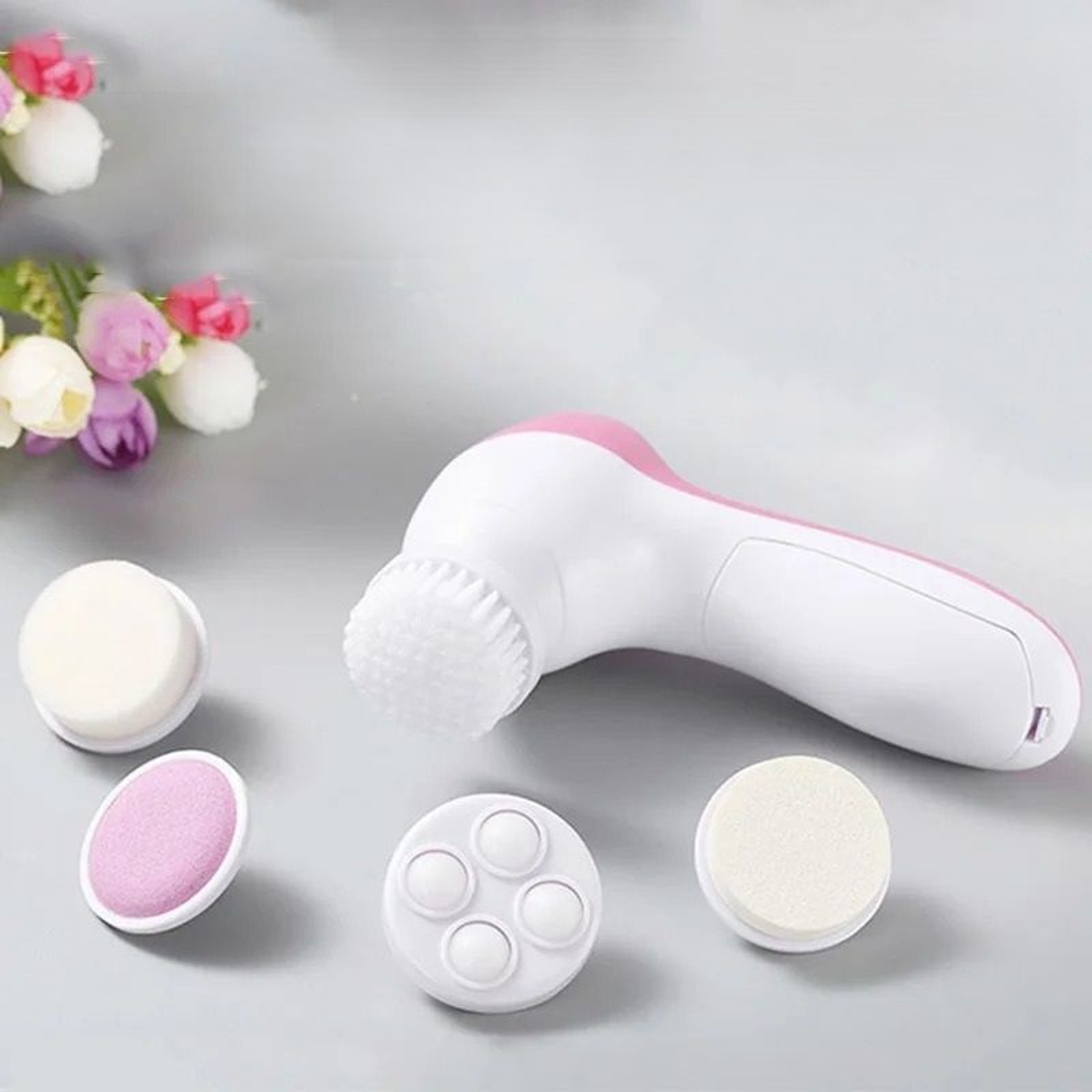 5in1 Electric Facial Cleansing Brush Set 0