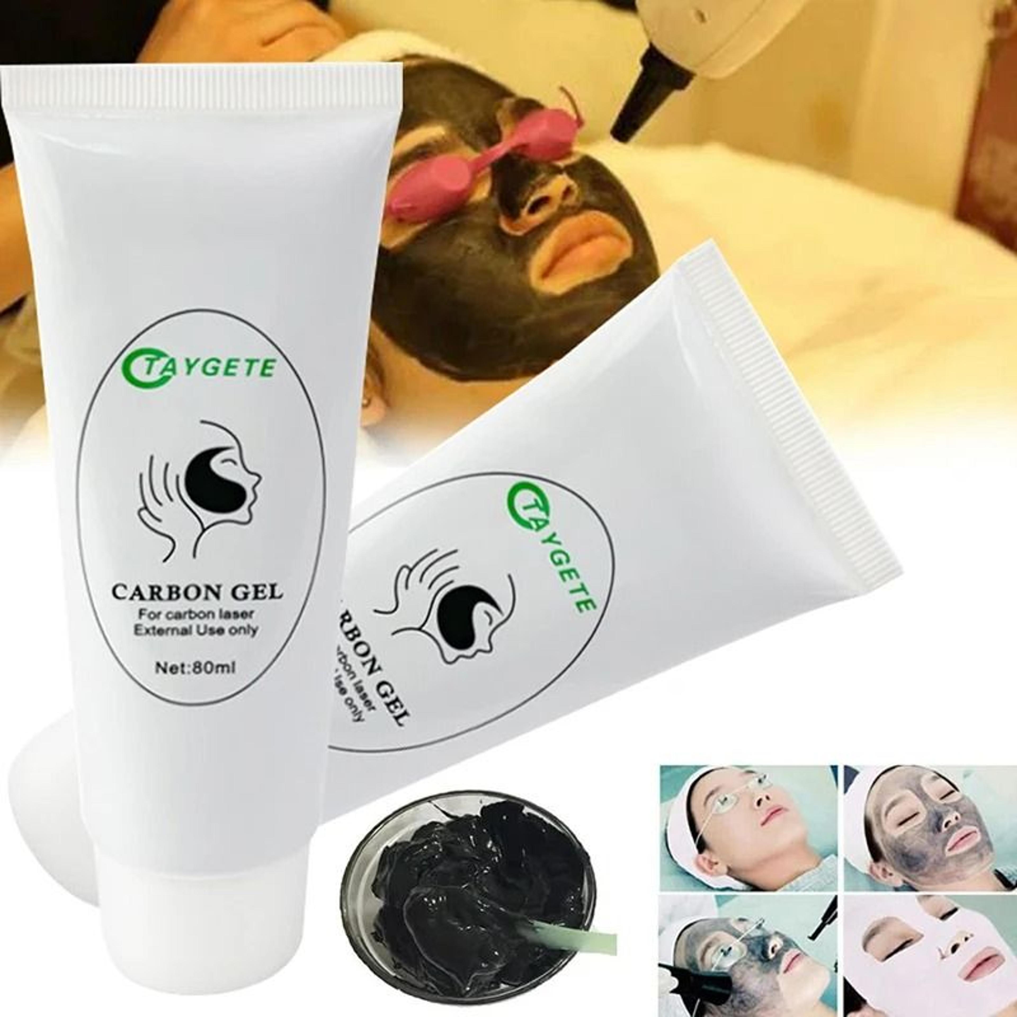 elite carbon gel mask for laser skin peeling