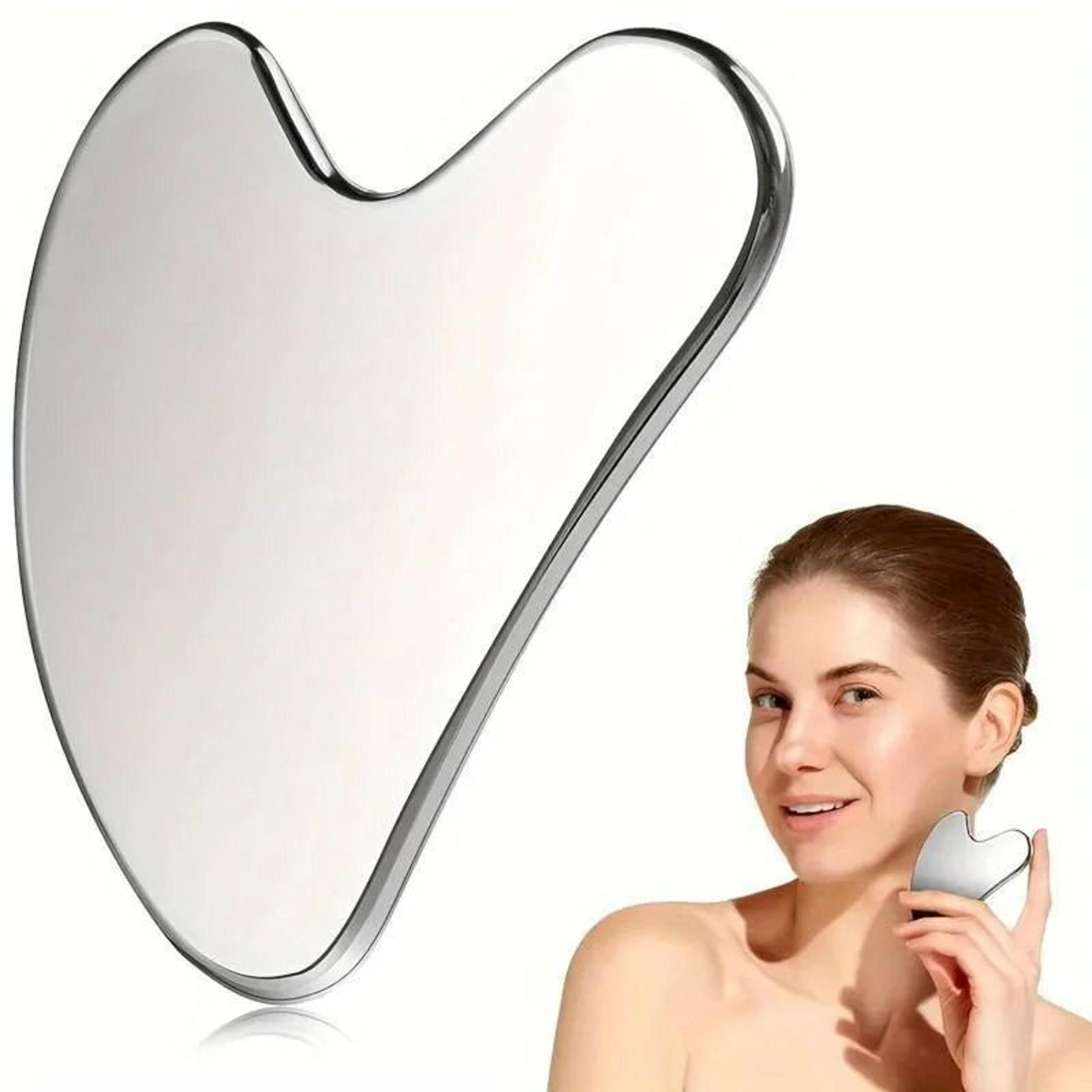 stainless steel cooling gua sha board