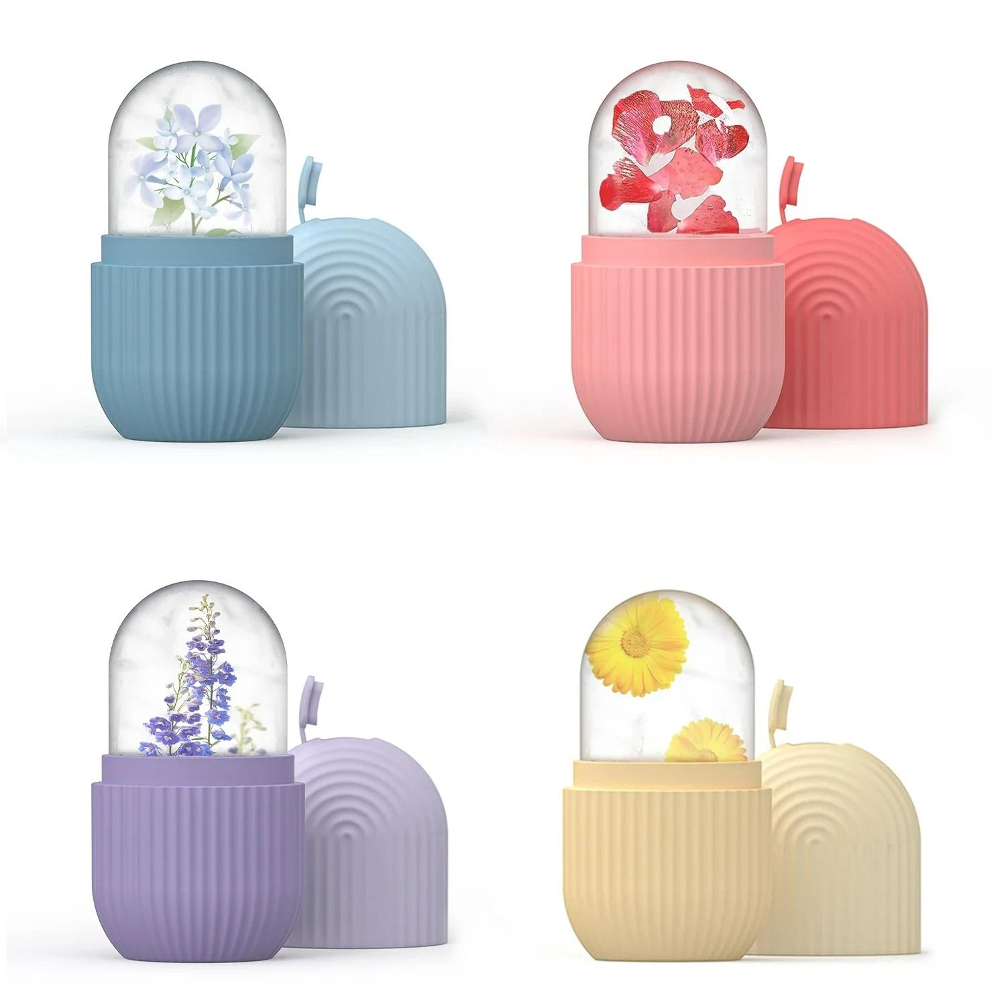 refillable silicone facial ice roller mould