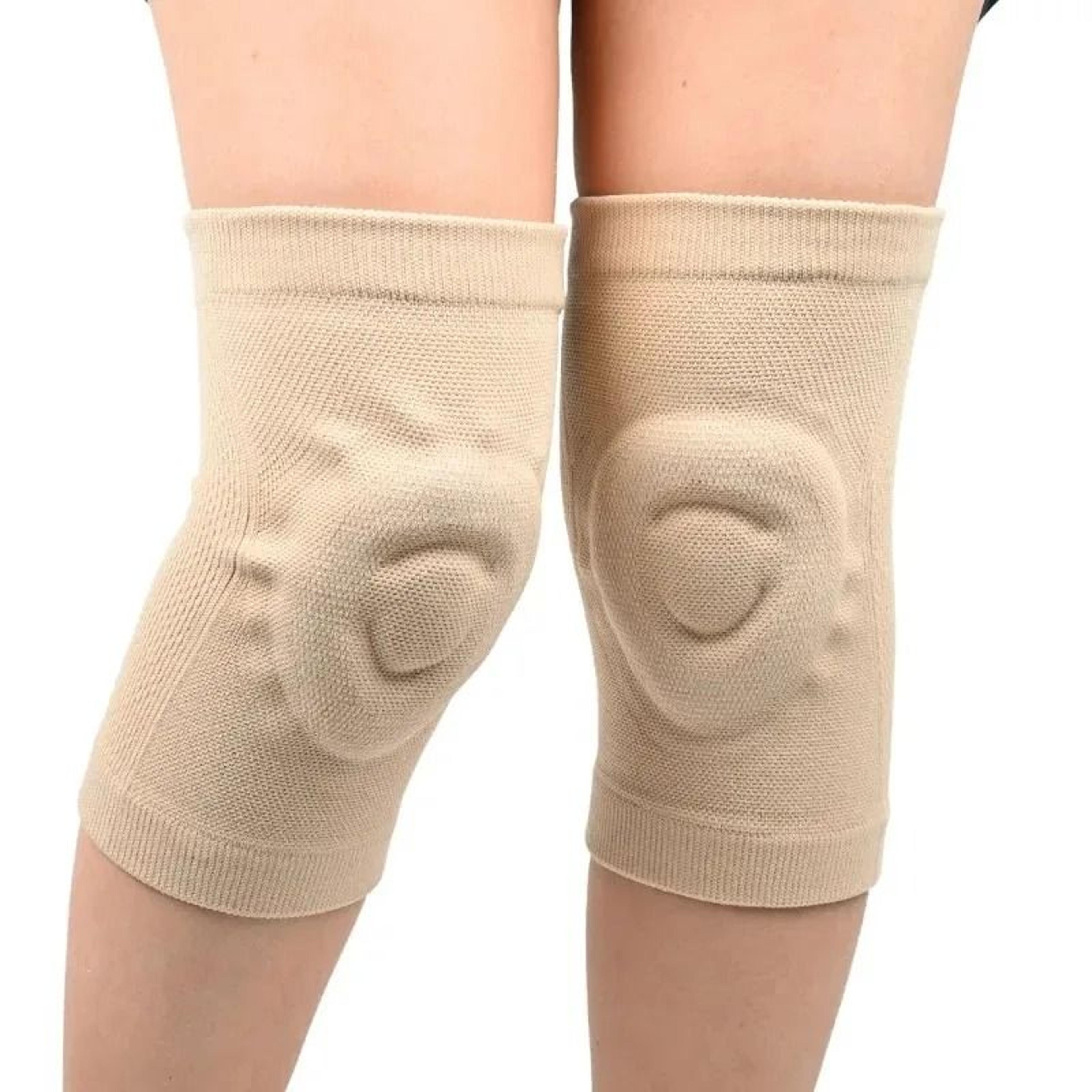 ultra-thin silicone protective knee compression sleeve
