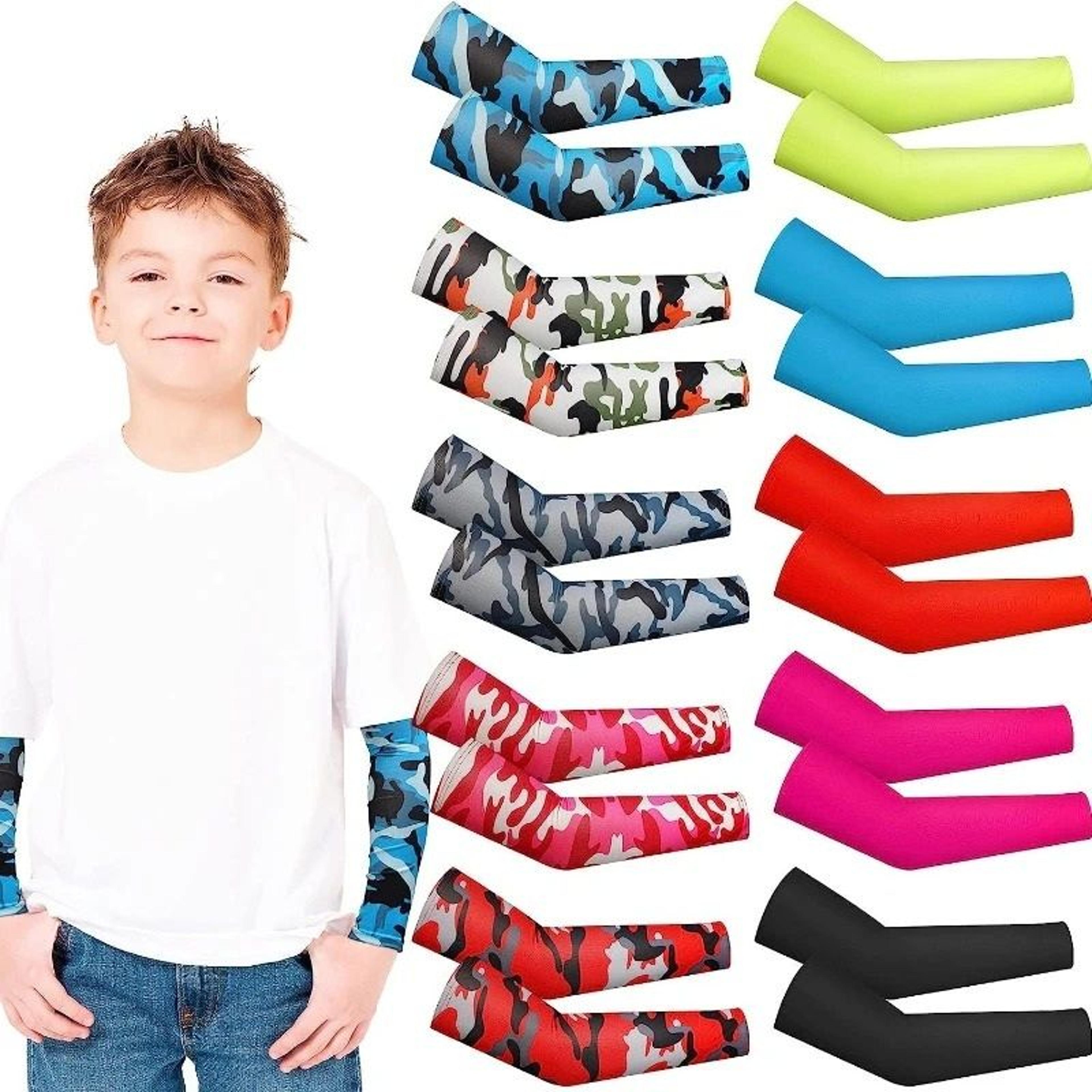 kids uv sun protection cooling arm sleeves