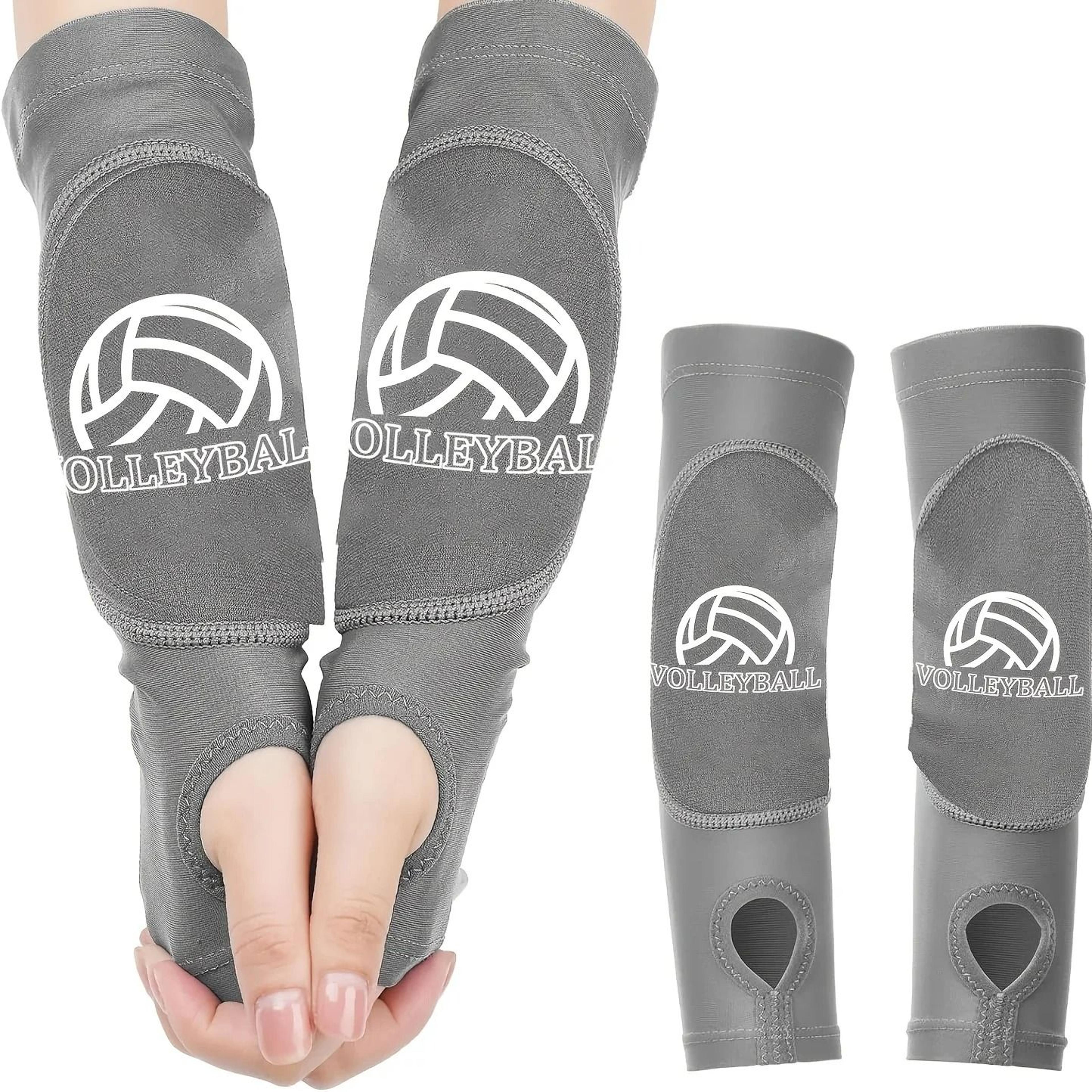 girls youth volleyball padded passing sleeves