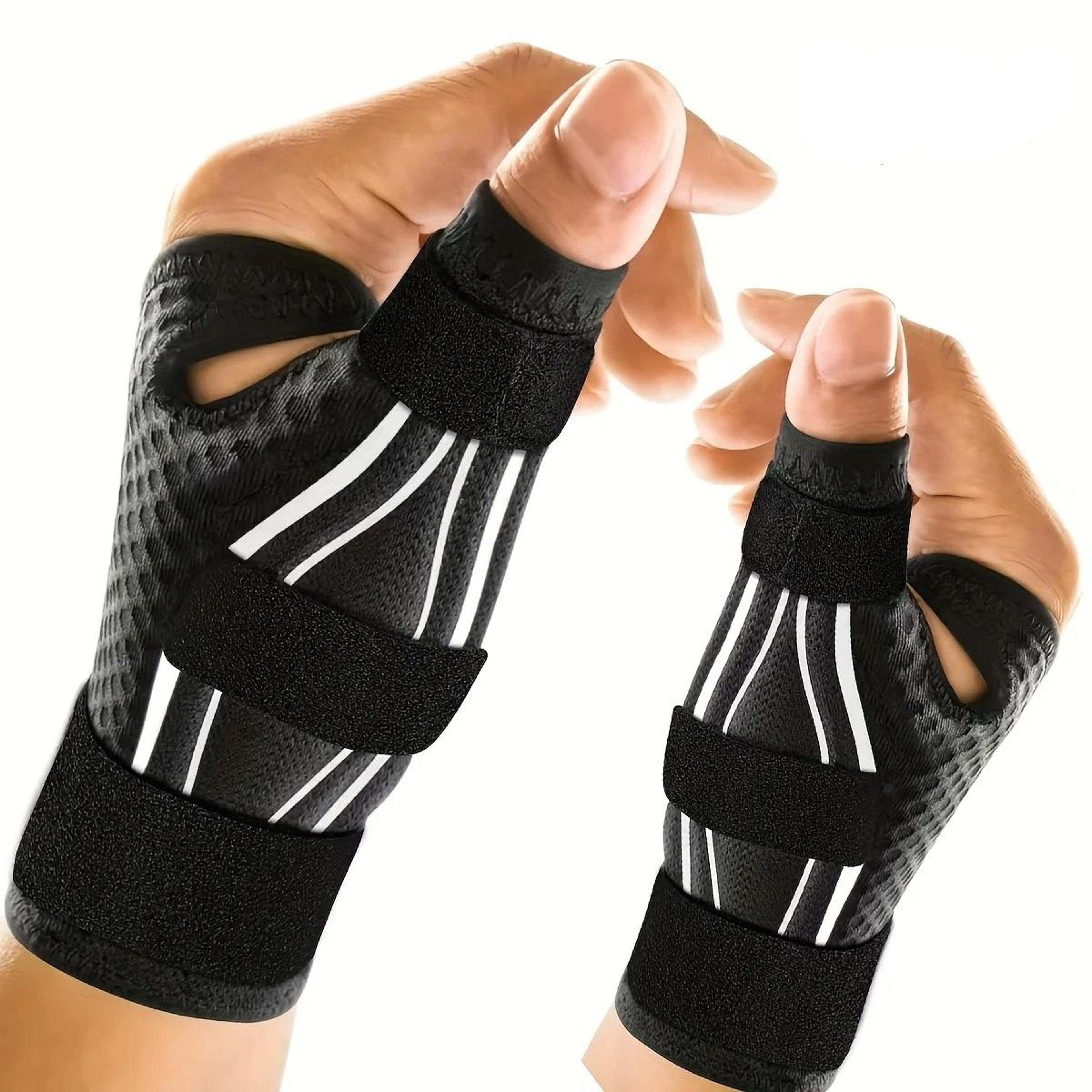 2-pack ergonomic thumb brace & stabilization splint (left & right hand)
