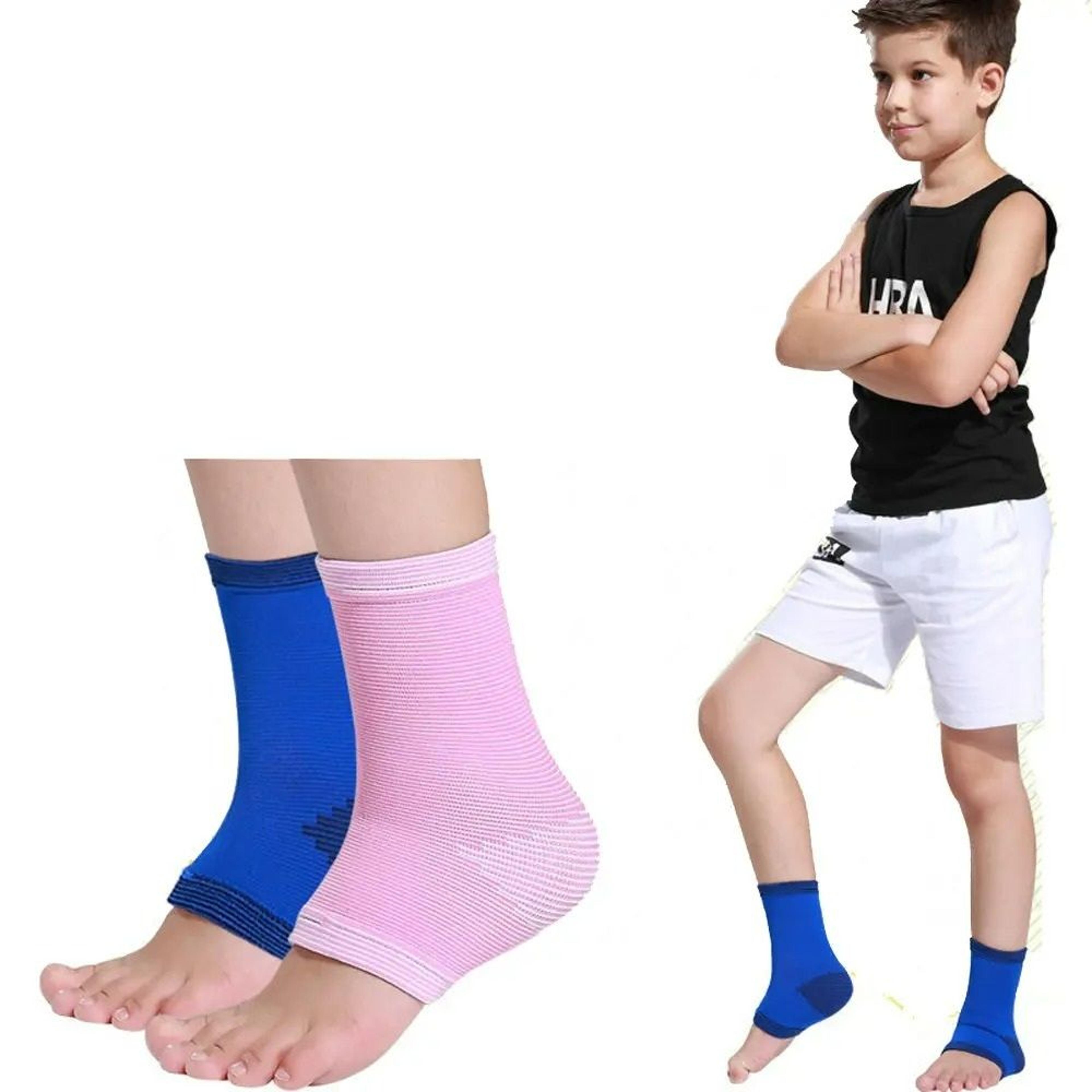 1 pair children's ankle compression braces (boys & girls)