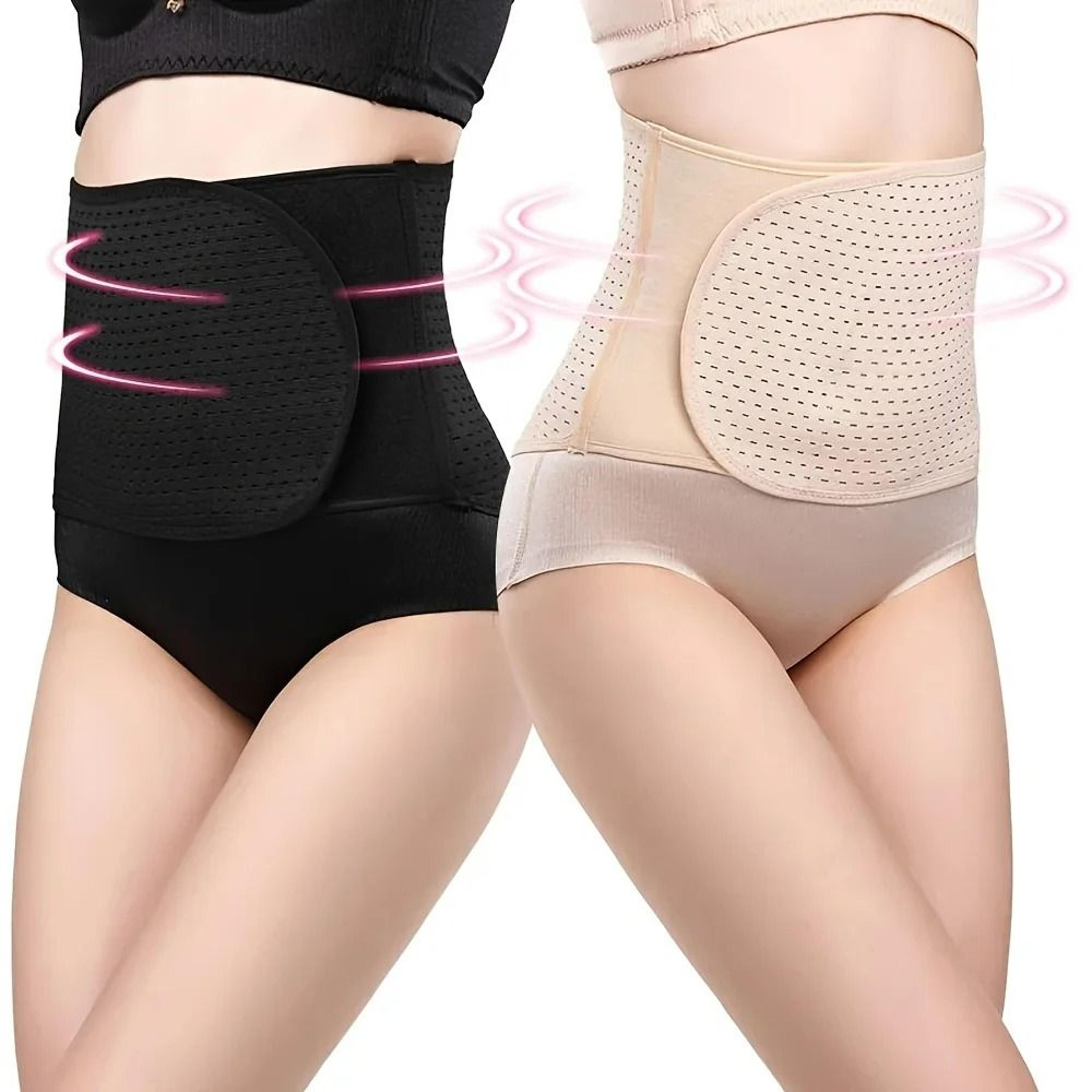adjustable breathable lumbar support and abdominal shaping belt