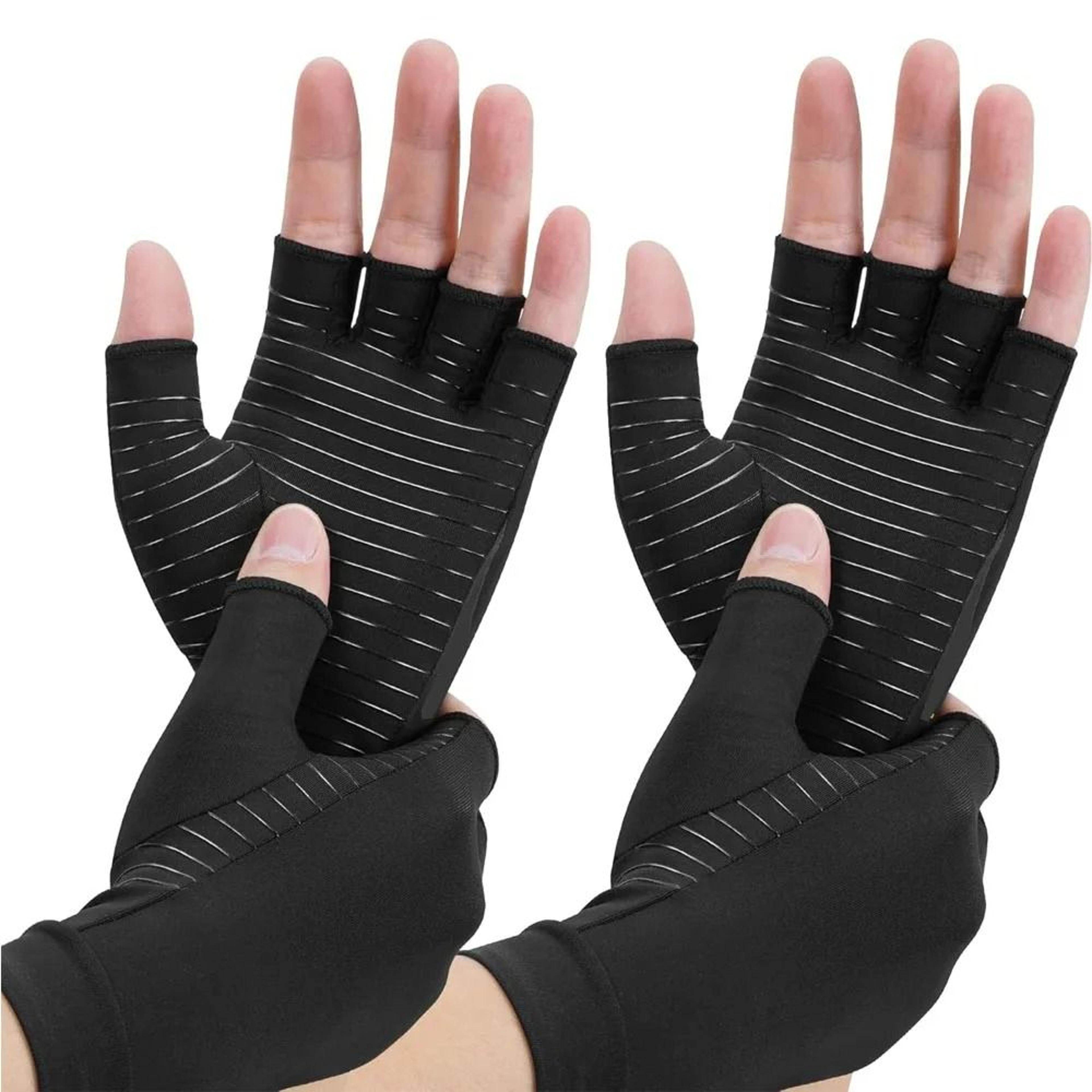 copper arthritis compression gloves and full finger hand support