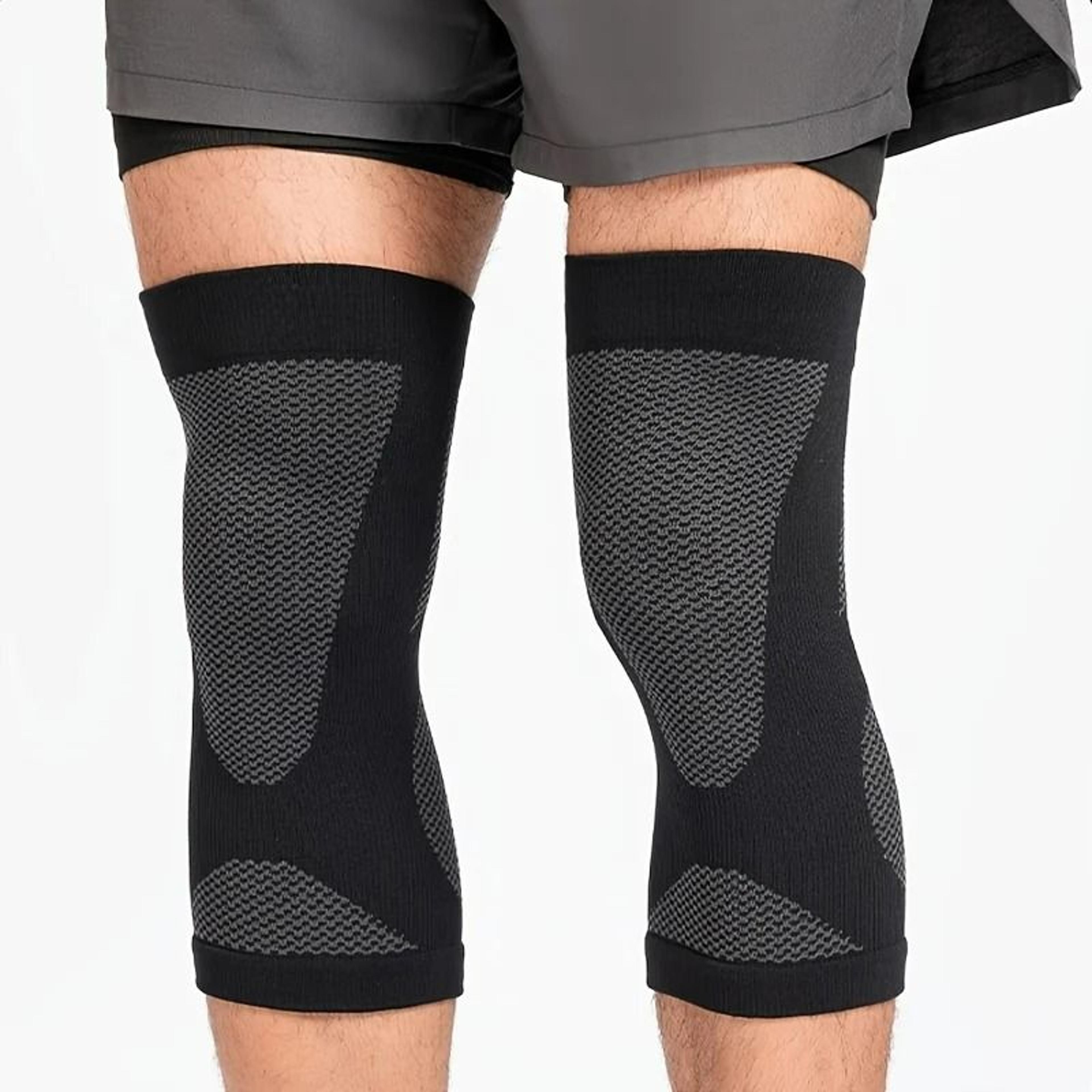 ultra-thin non-slip knee compression sleeves and breathable elastic support