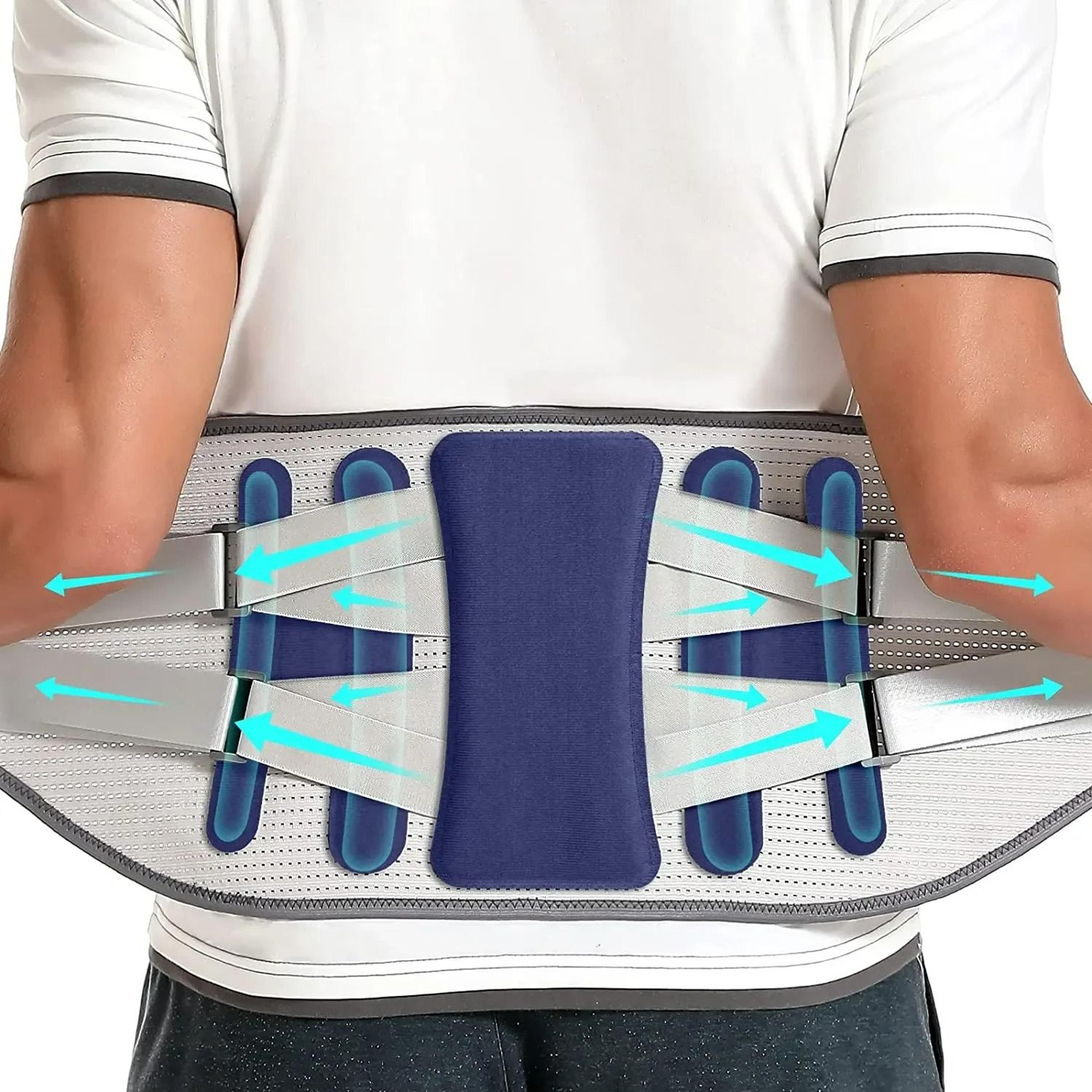 orthopedic lumbar support belt and spine decompression back brace