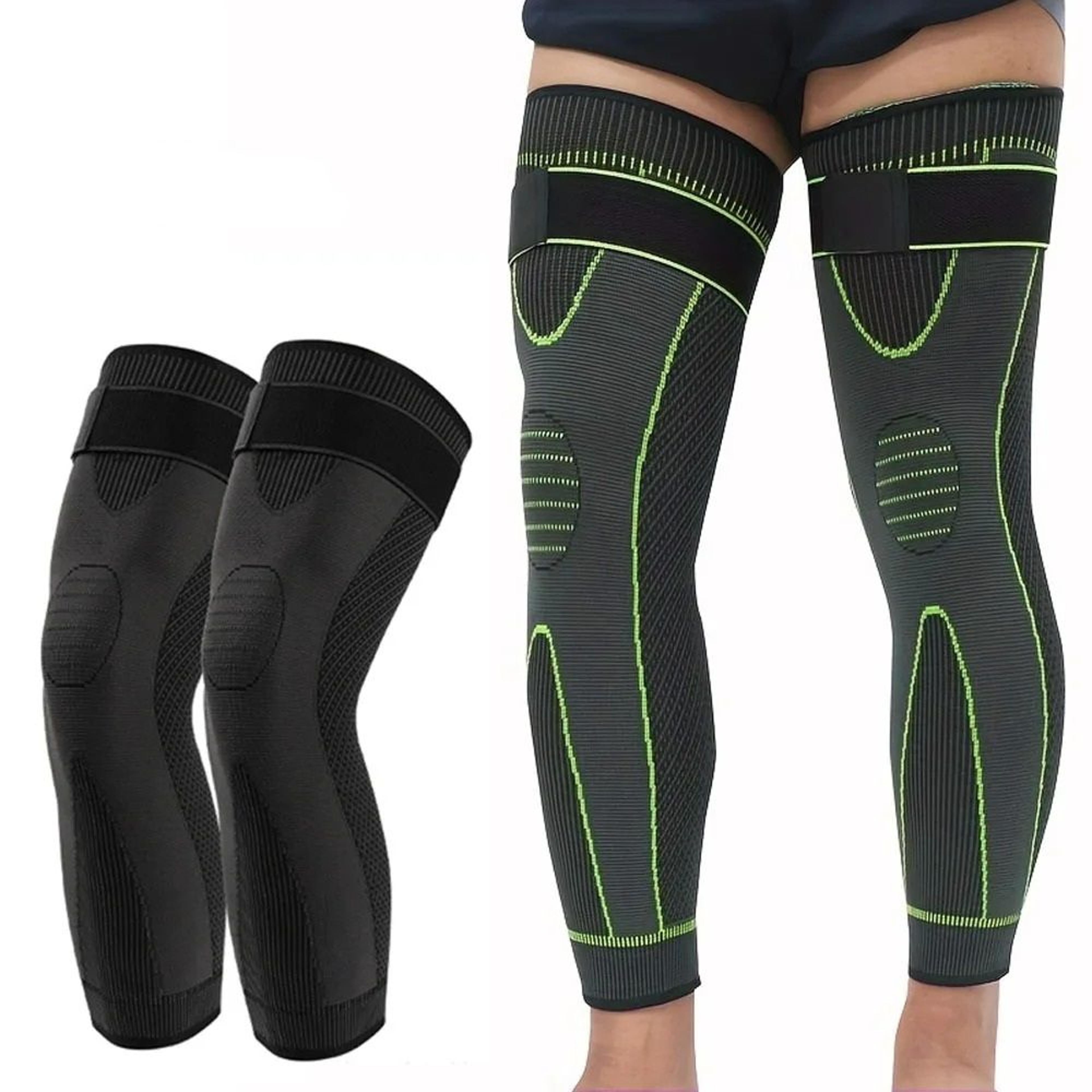high-elastic extended compression full-leg sleeves
